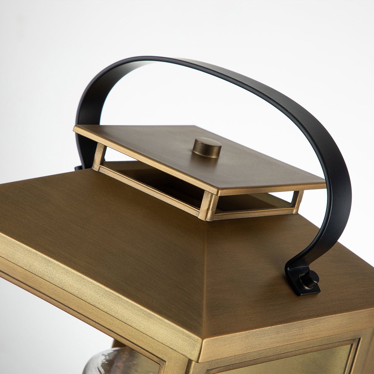 Atwater 1 Light Medium Brass Outdoor Wall Lantern