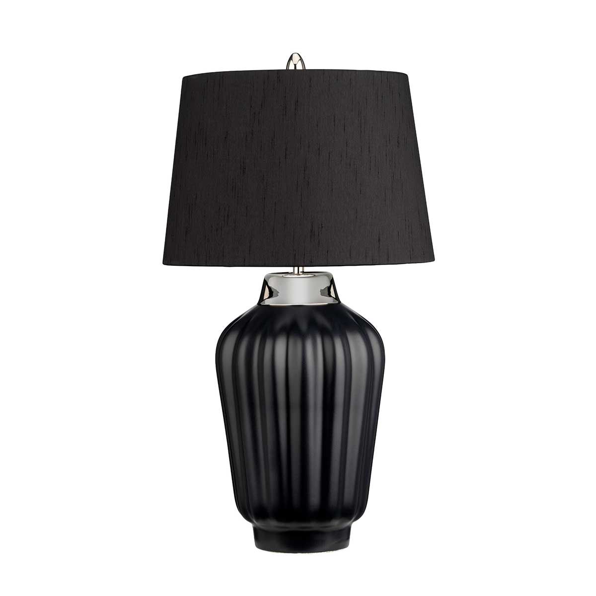 Bexley Black & Polished Nickel Table Lamp