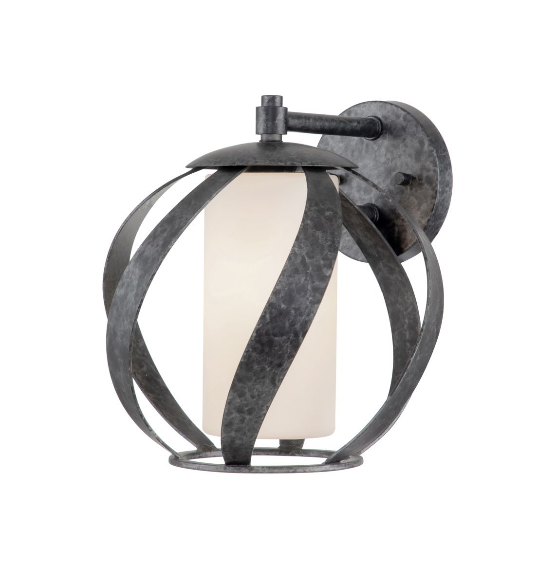 Blacksmith 1 Light Outdoor Wall Light QN-BLACKSMITH1-OBK by Quoizel