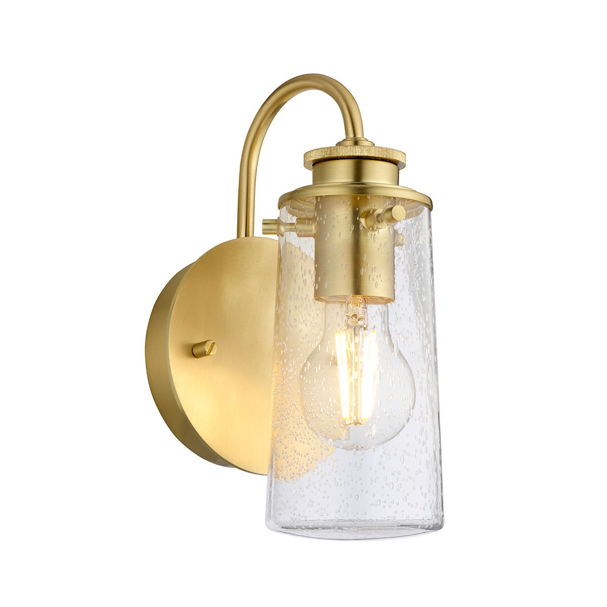 Braelyn Brass Bathroom Wall Light QN-BRAELYN1-BB by Kichler