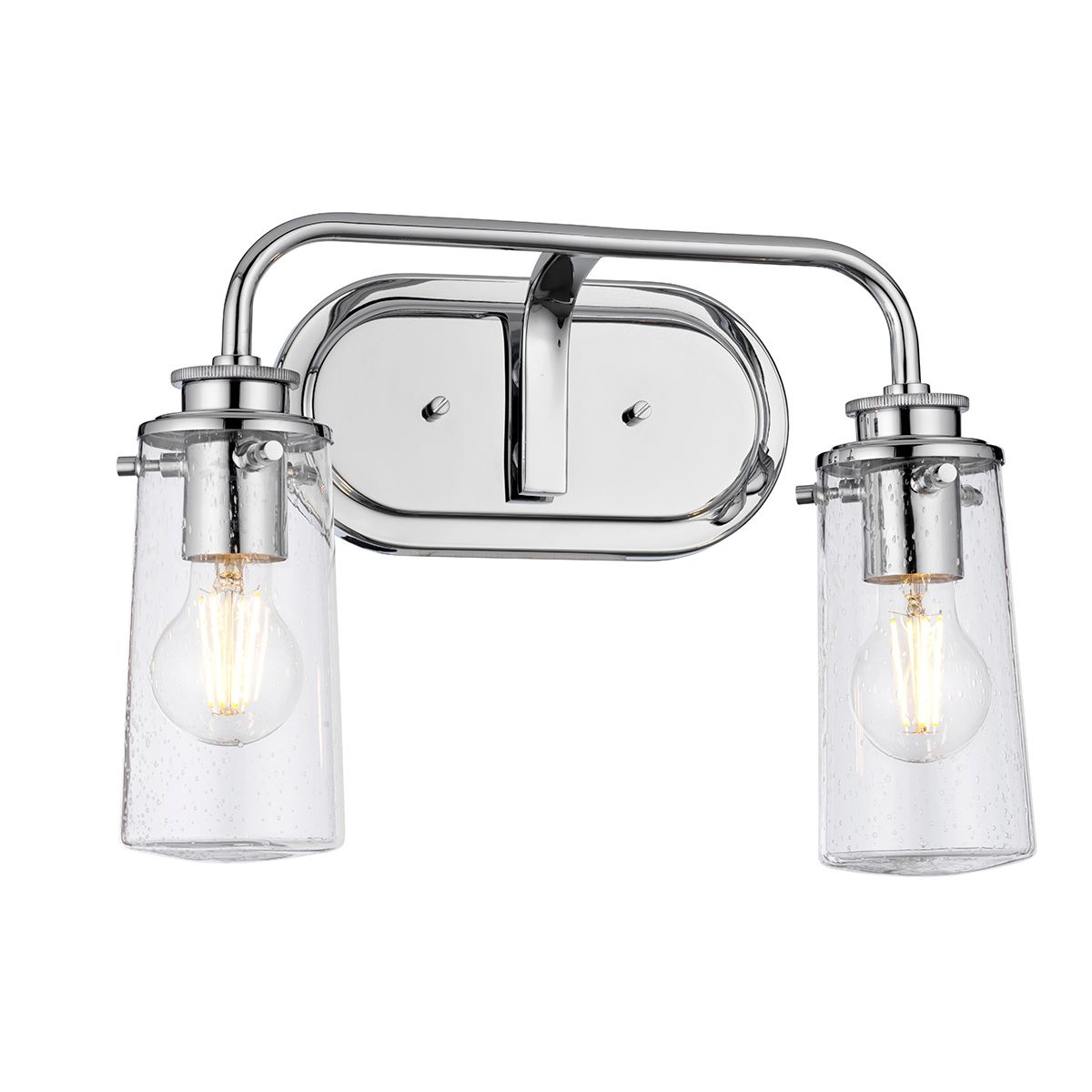 Braelyn Polished Double Chrome Bathroom Wall Light QN-BRAELYN2-PC by Kichler