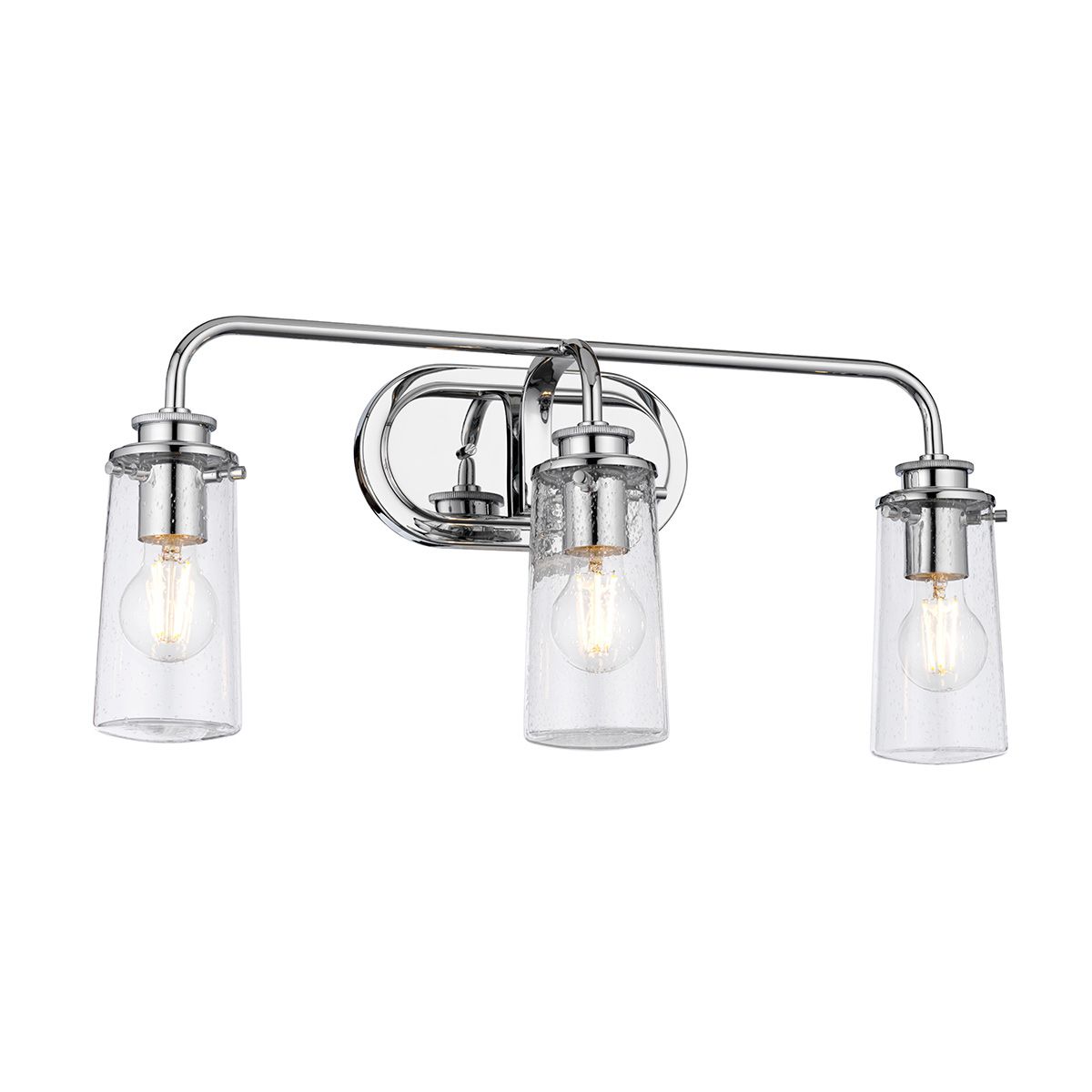 Braelyn 3 Light Polished Chrome Bathroom Wall Light QN-BRAELYN3-PC by Kichler