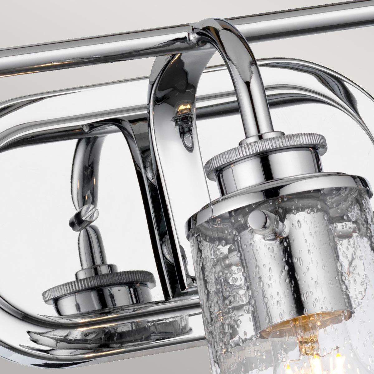 Braelyn 3 Light Polished Chrome Bathroom Wall Light