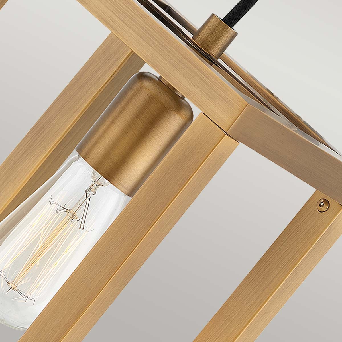 Ensemble 1 Light Brushed Bronze Ceiling Pendant Light