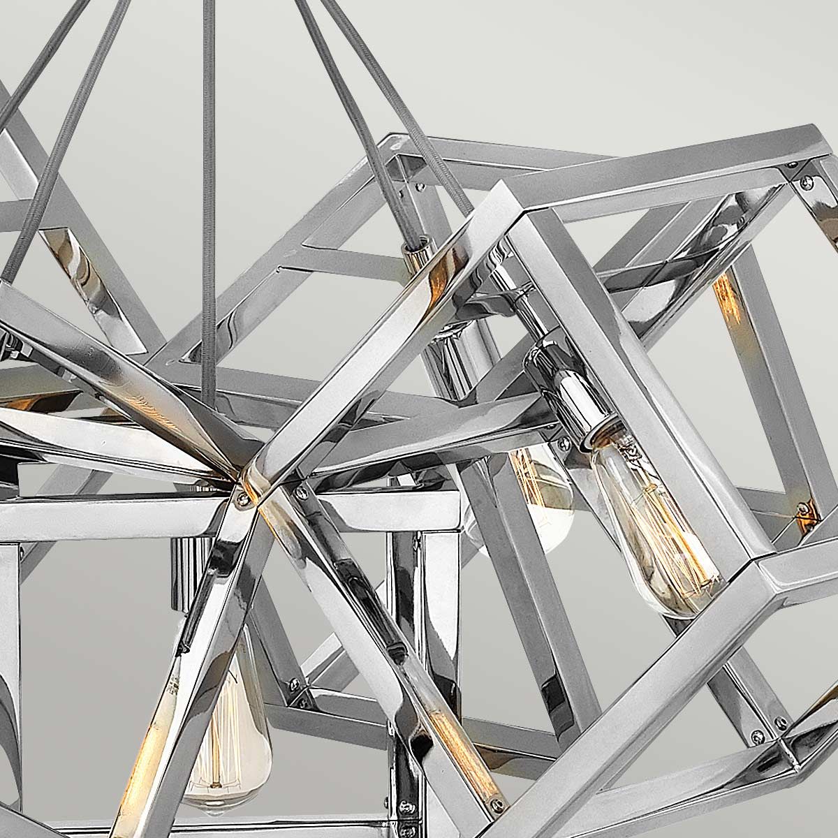 Ensemble 5 Light Polished Nickel Ceiling Pendant Light