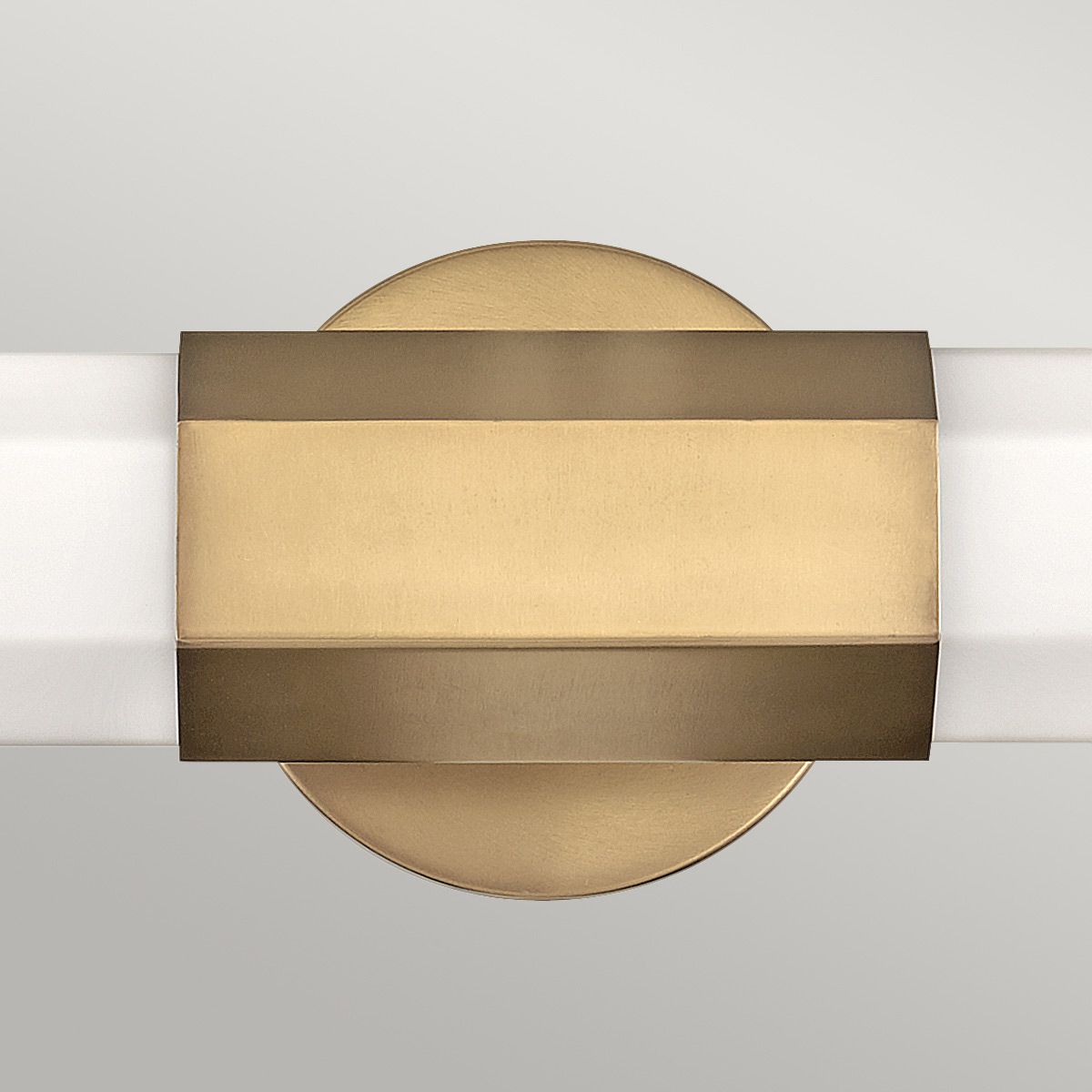 Facet Duel LED Brass Bathroom Wall Light