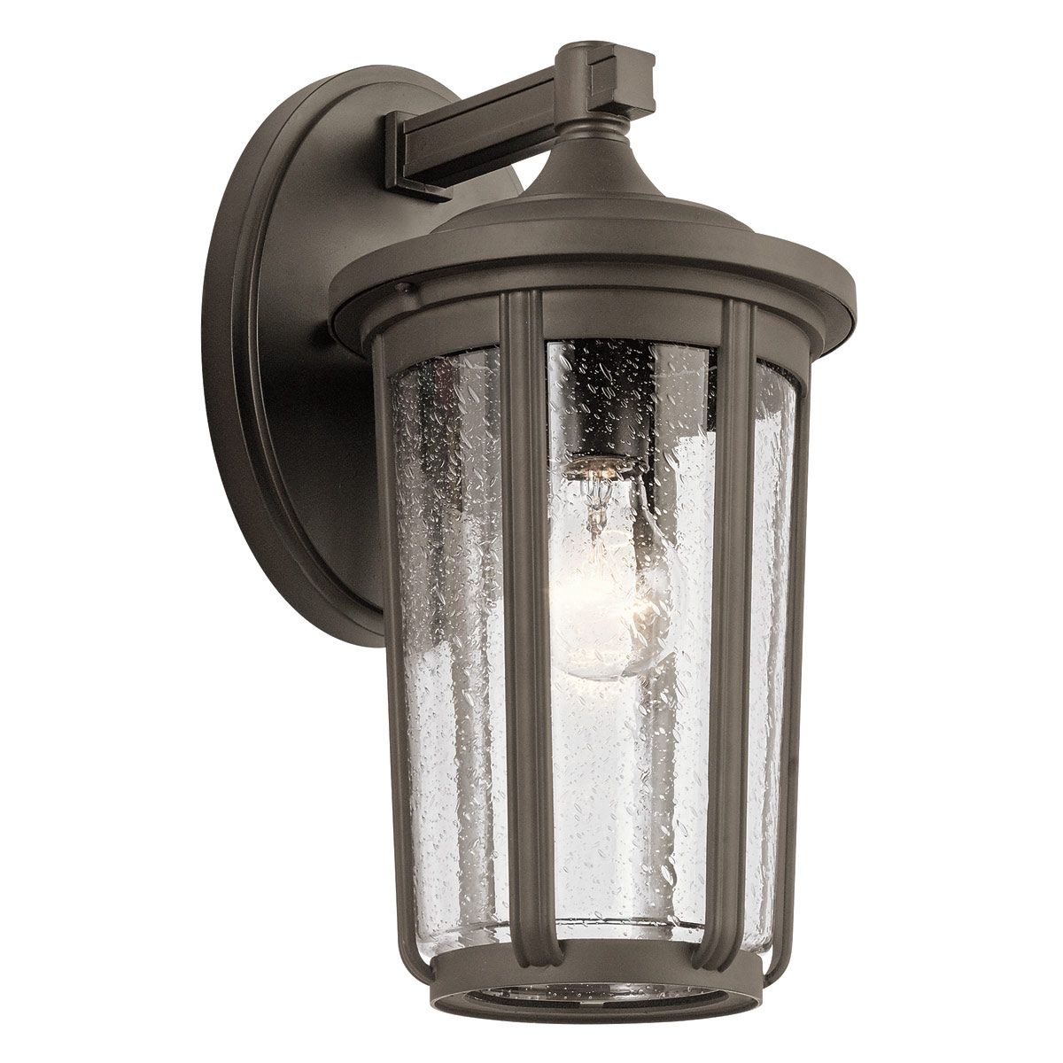 Fairfield 1 Light Large Bronze Outdoor Wall Lantern QN-FAIRFIELD-L-OZ by Kichler