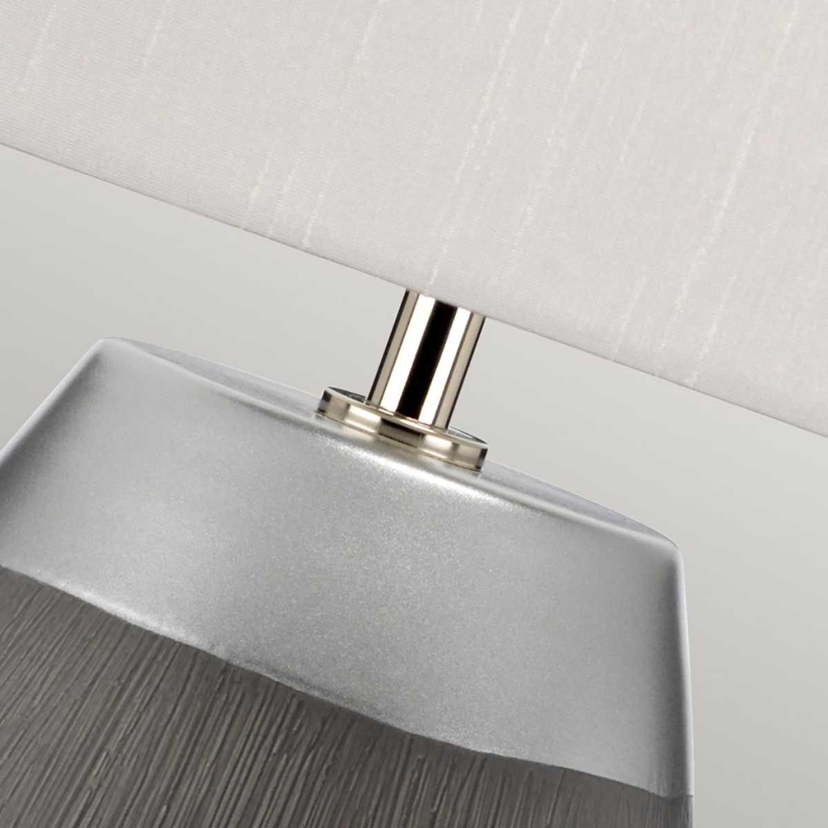 Harrow Silver Table Lamp