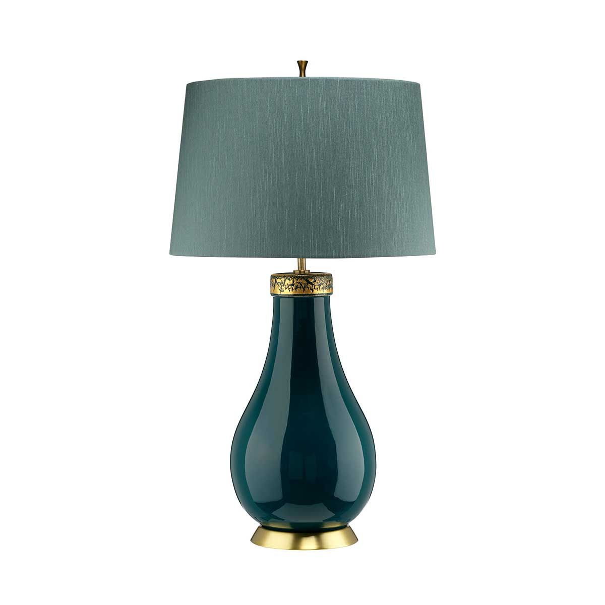 Havering Green Ceramic Table Lamp