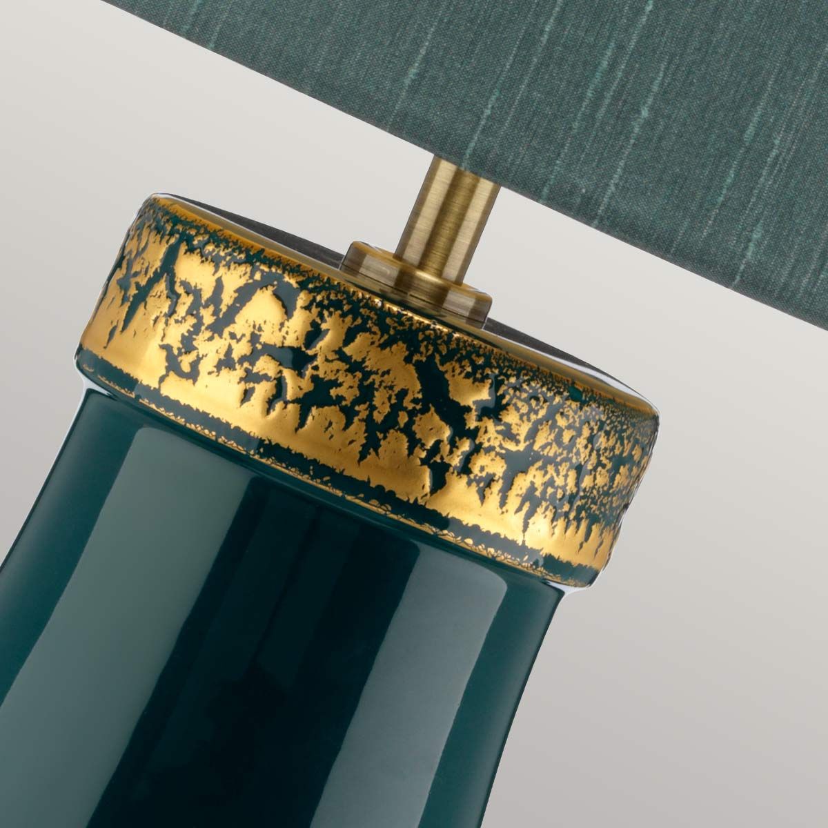 Havering Green Ceramic Table Lamp