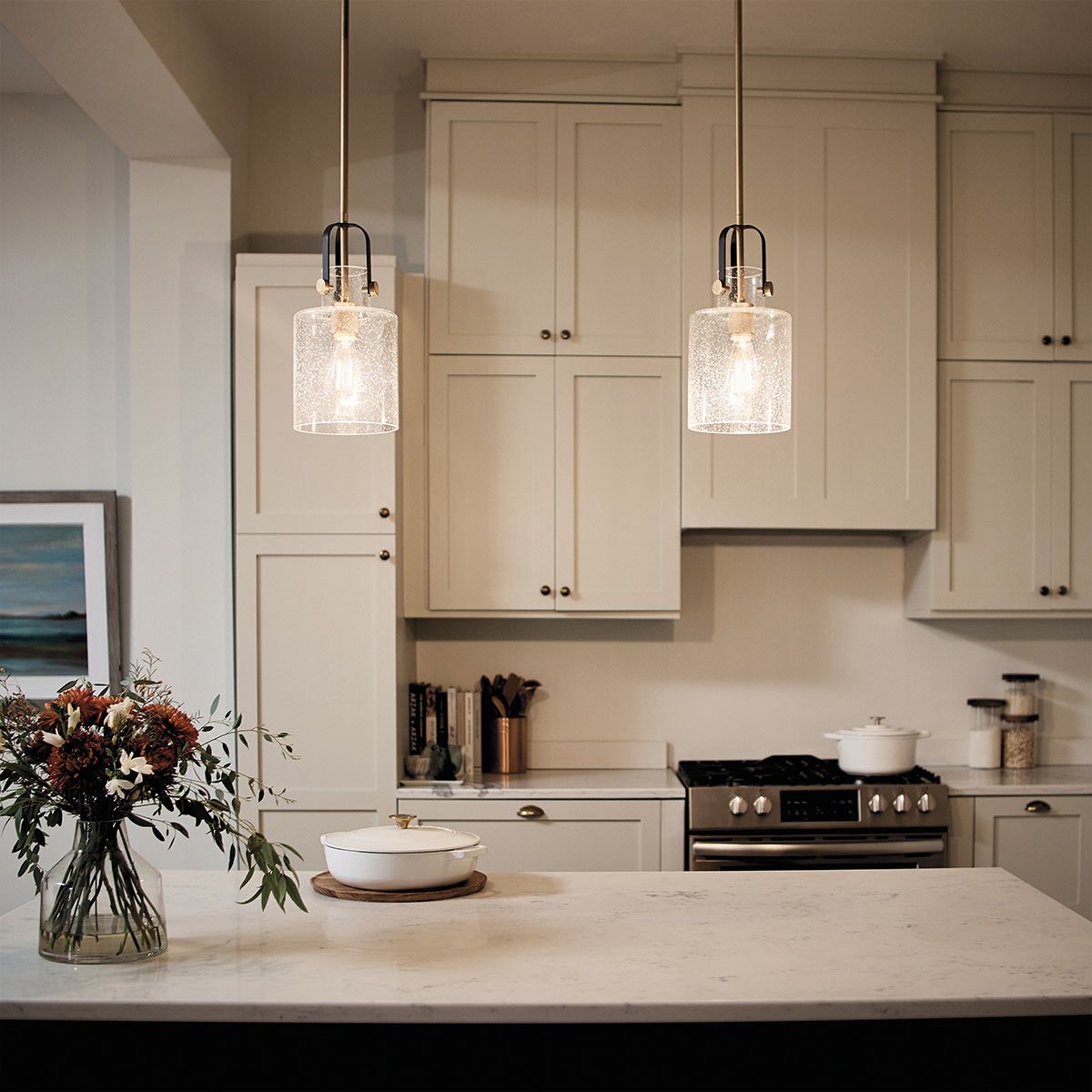 Kitner 1 Light Brass Ceiling Pendant Light