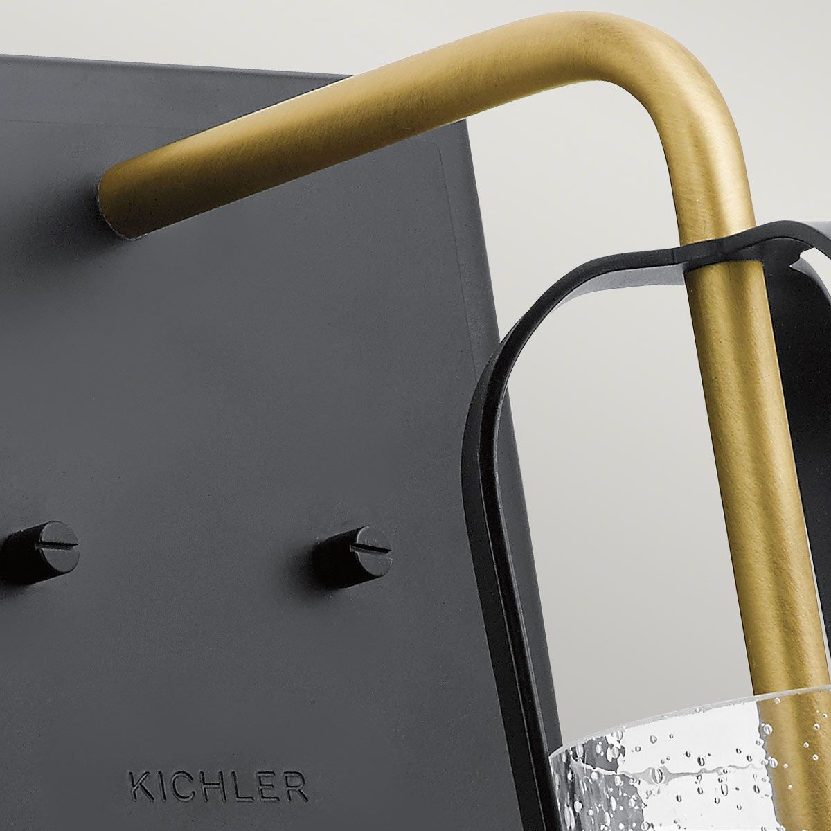 Kitner 1 Light Brass Wall Light