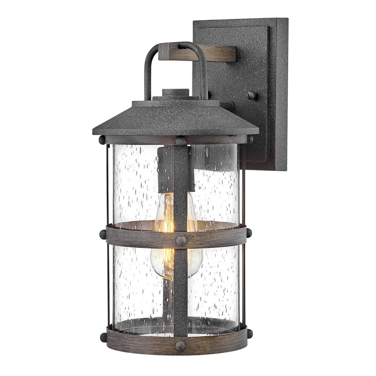 Lakehouse 1 Light Small Outdoor Wall Lantern QN-LAKEHOUSE2-S-DZ by Hinkley