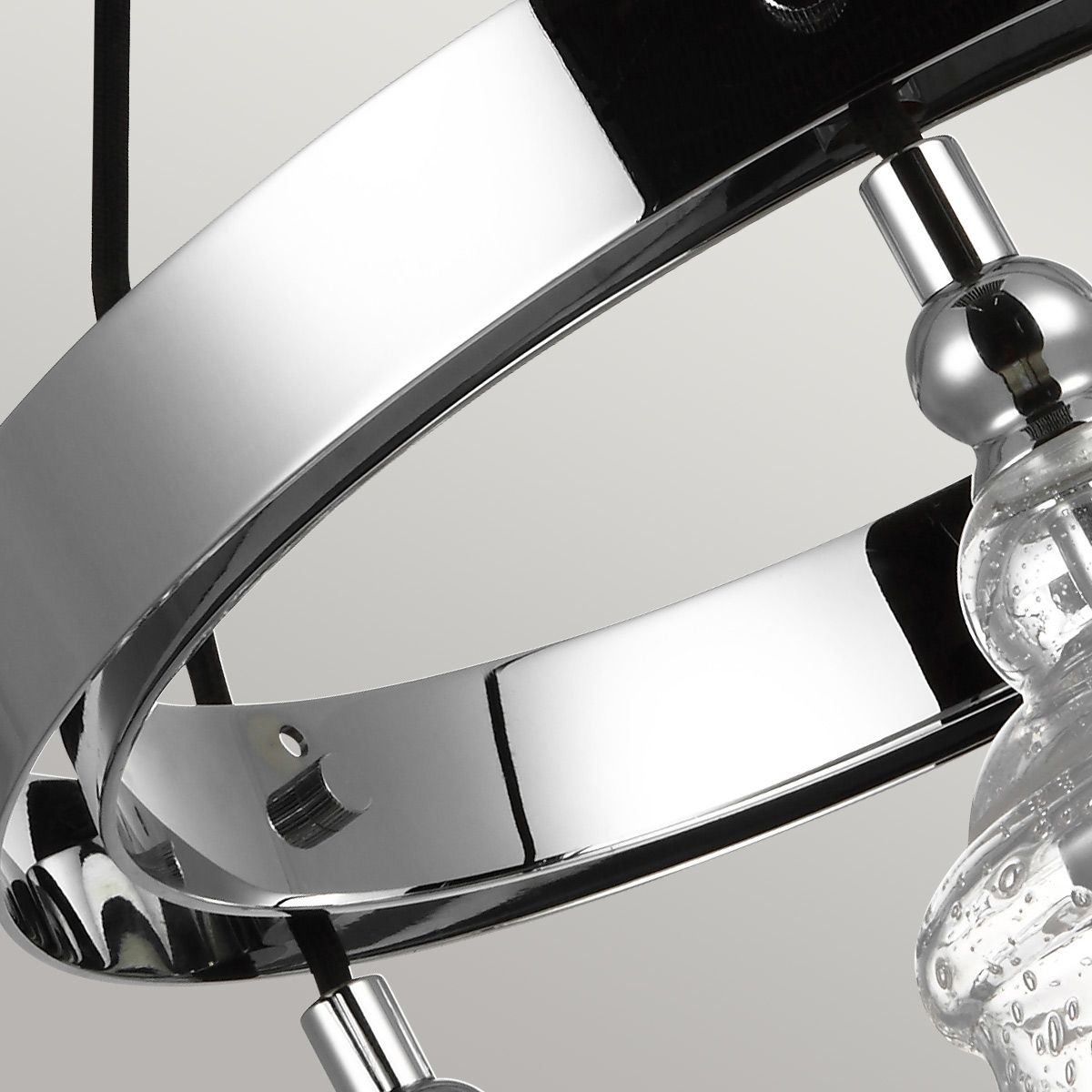 Loras 3 Light Chrome Chandelier