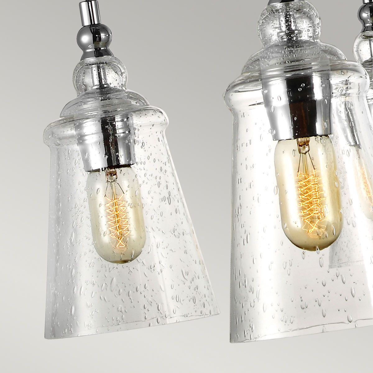 Loras 6 Light Chrome Chandelier