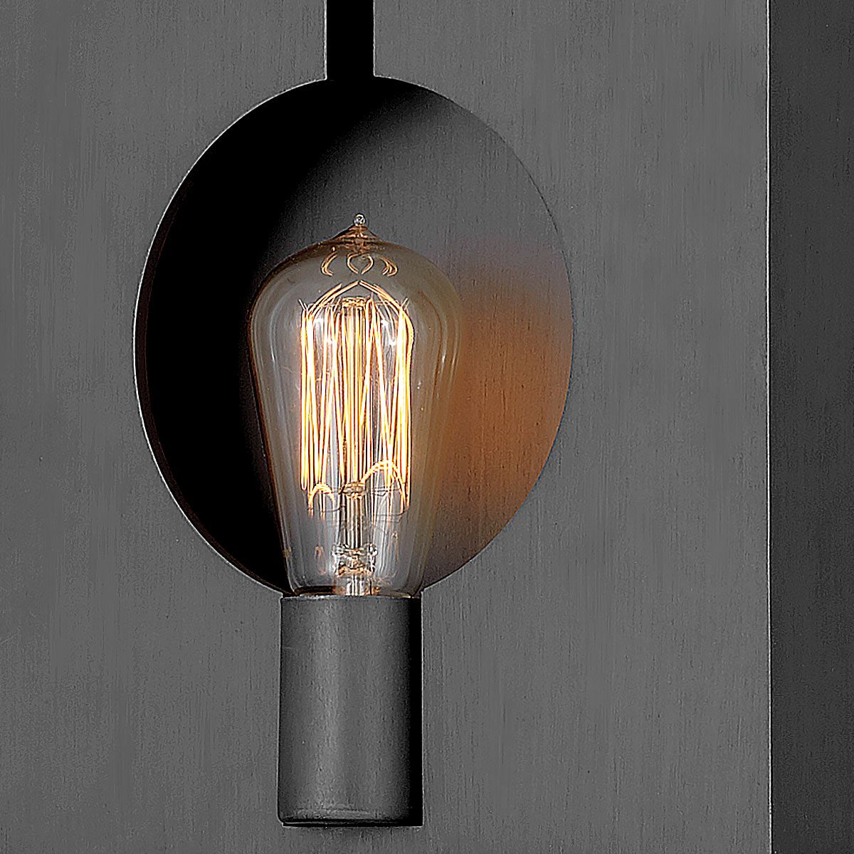 Ludlow 1 Light Brushed Graphite Modern Wall Light