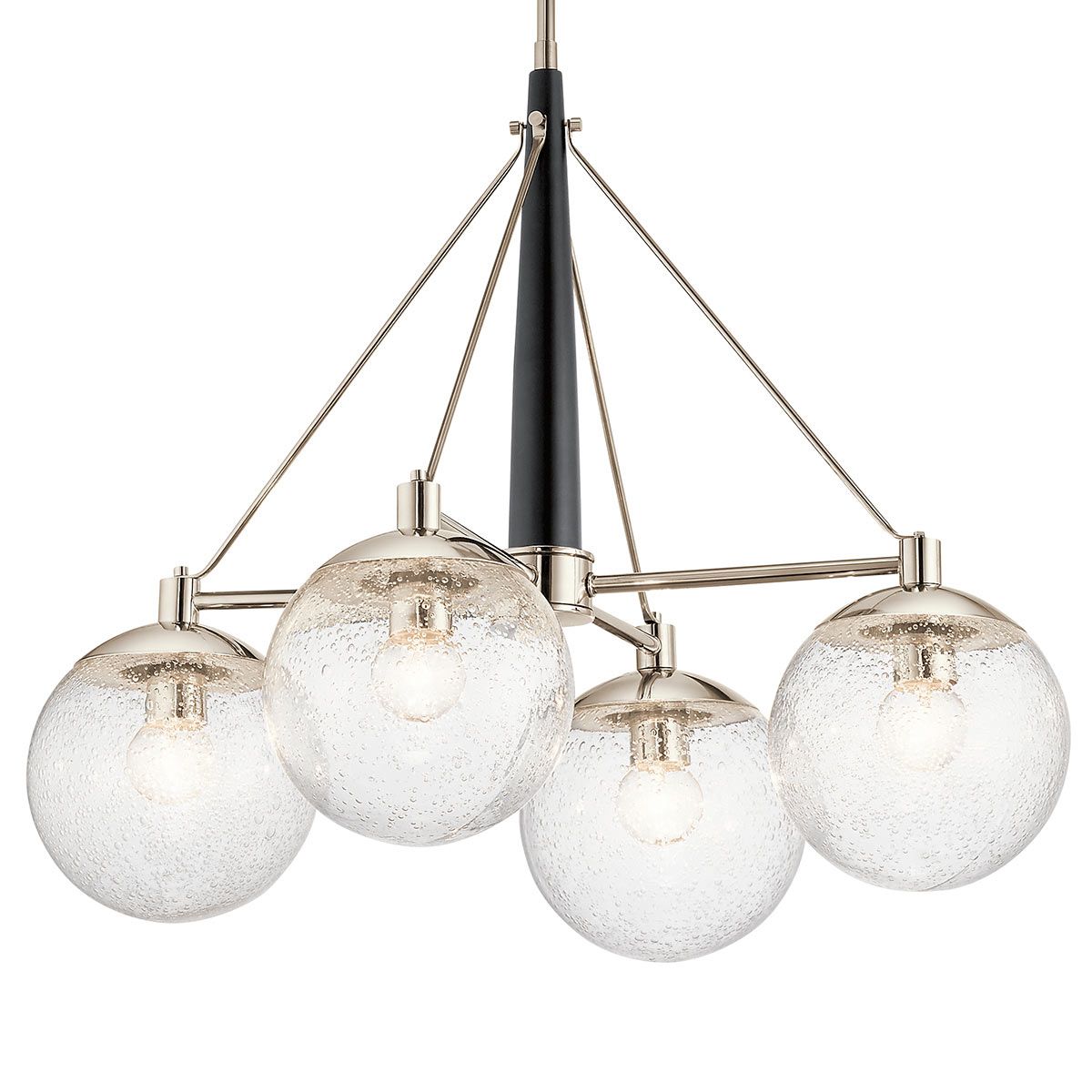 Marilyn 4 Light Polished NIckel Chandelier