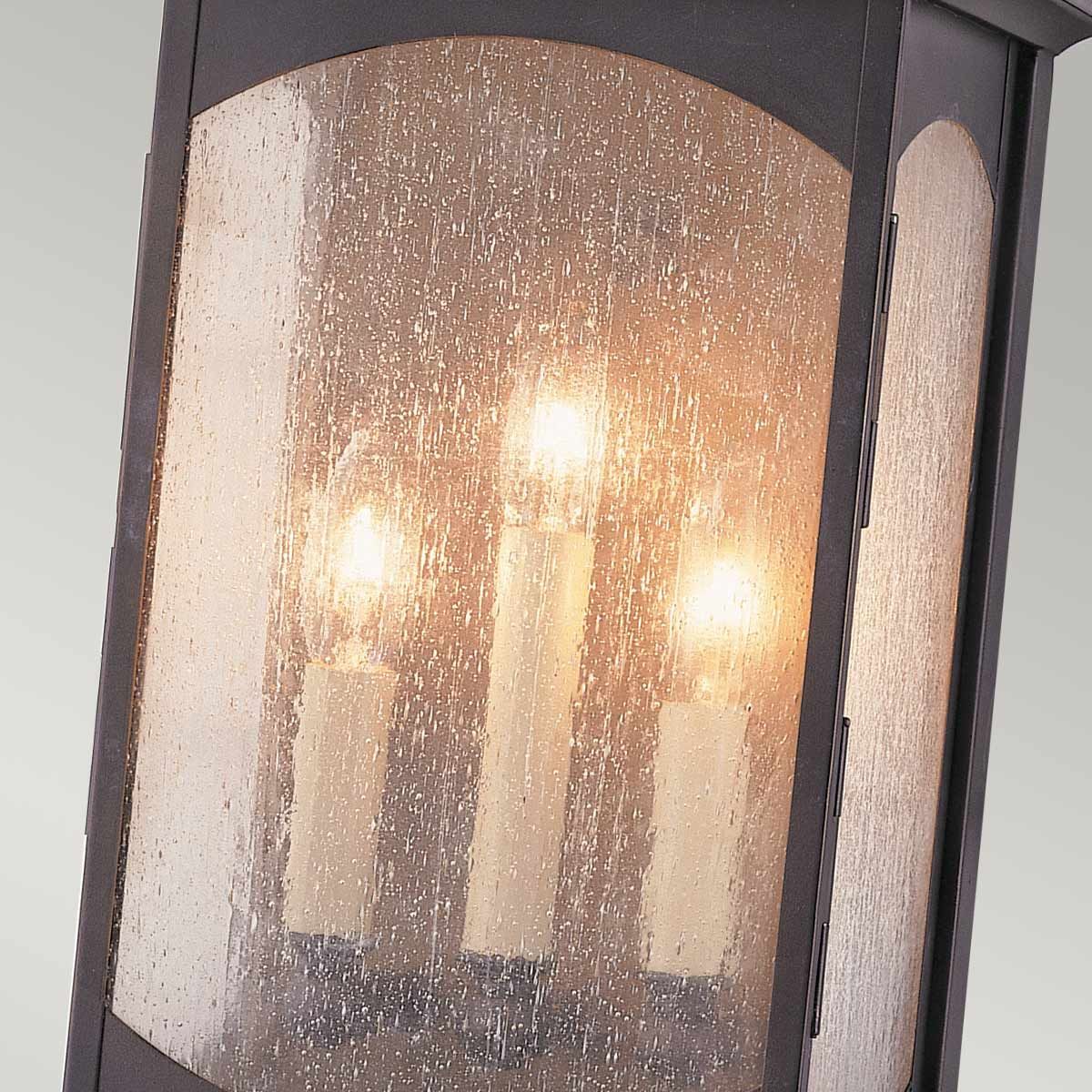 Market Square 3 Light Bronze Outdoor Wall Light