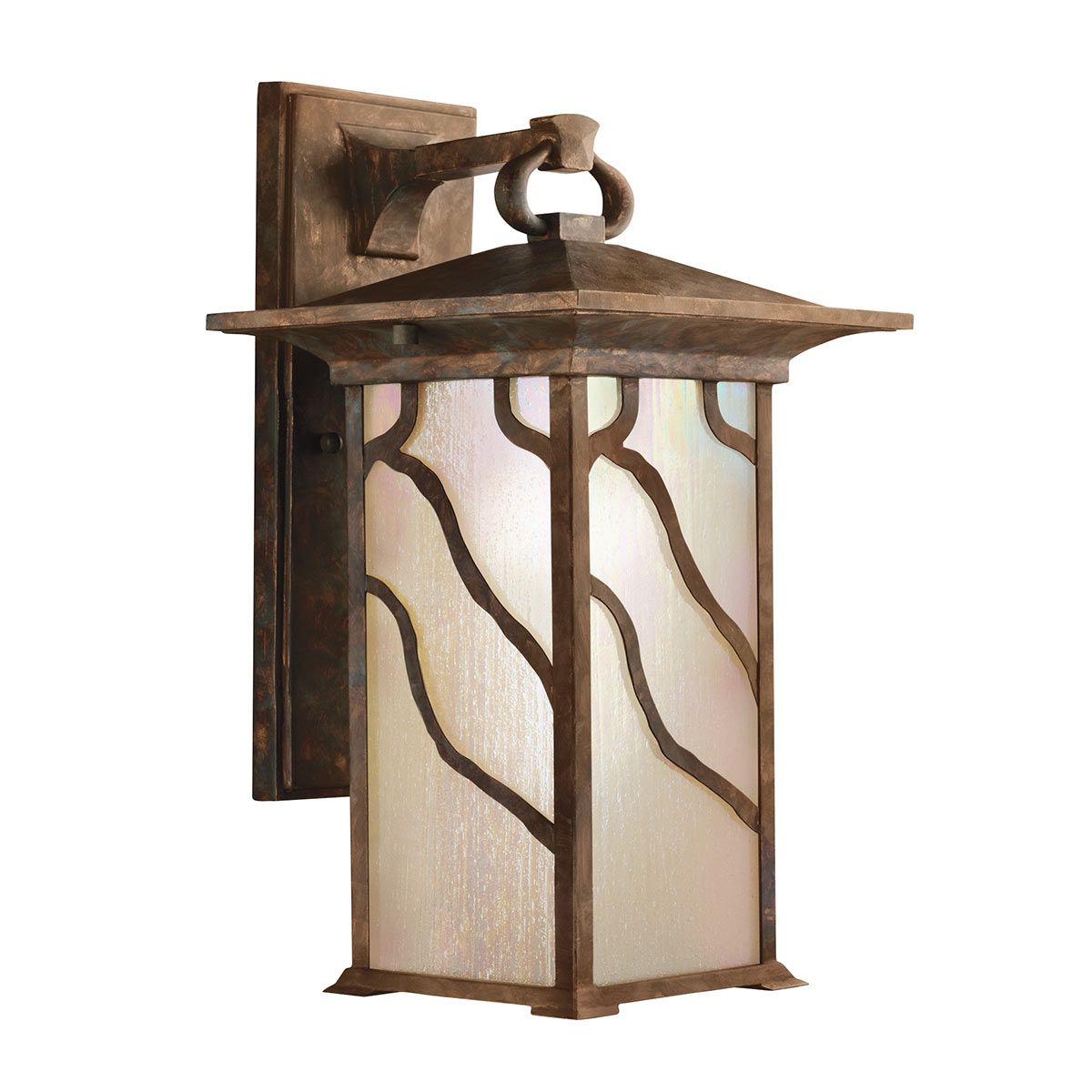 Morris 1 Light Large Copper Outdoor Wall Lantern QN-MORRIS-L by Kichler