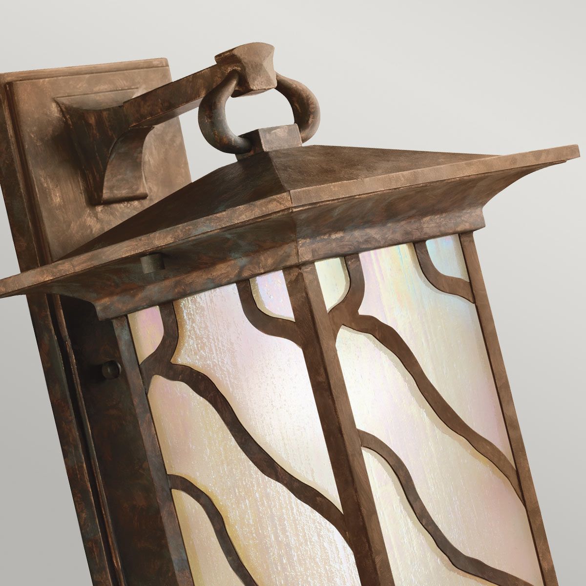Morris 1 Light Large Copper Outdoor Wall Lantern