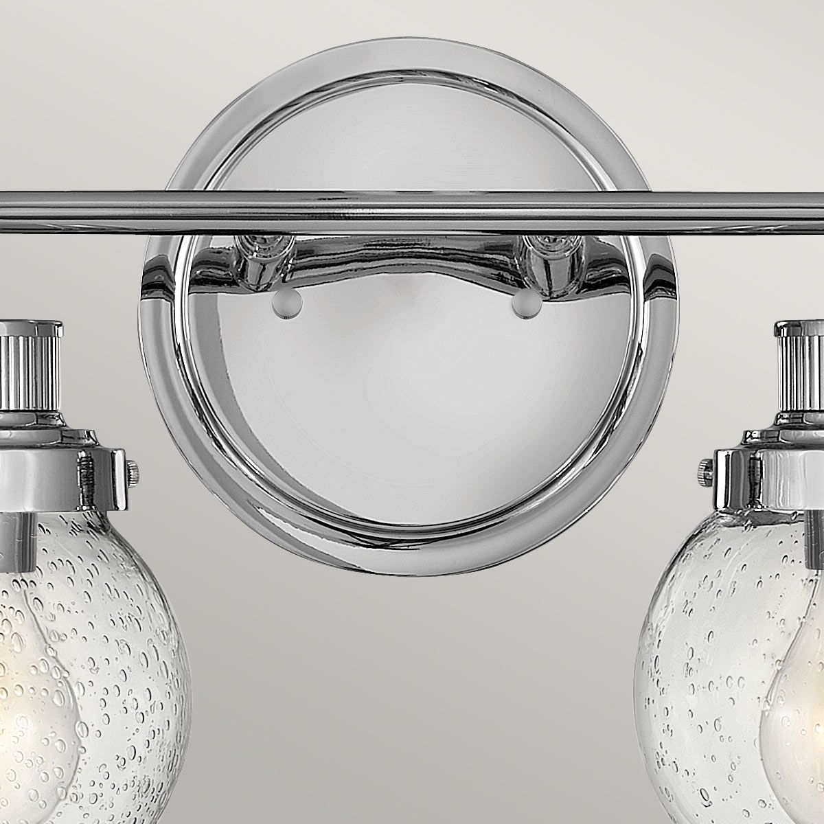 Poppy 2 Light Polished Chrome Bathroom Wall Light