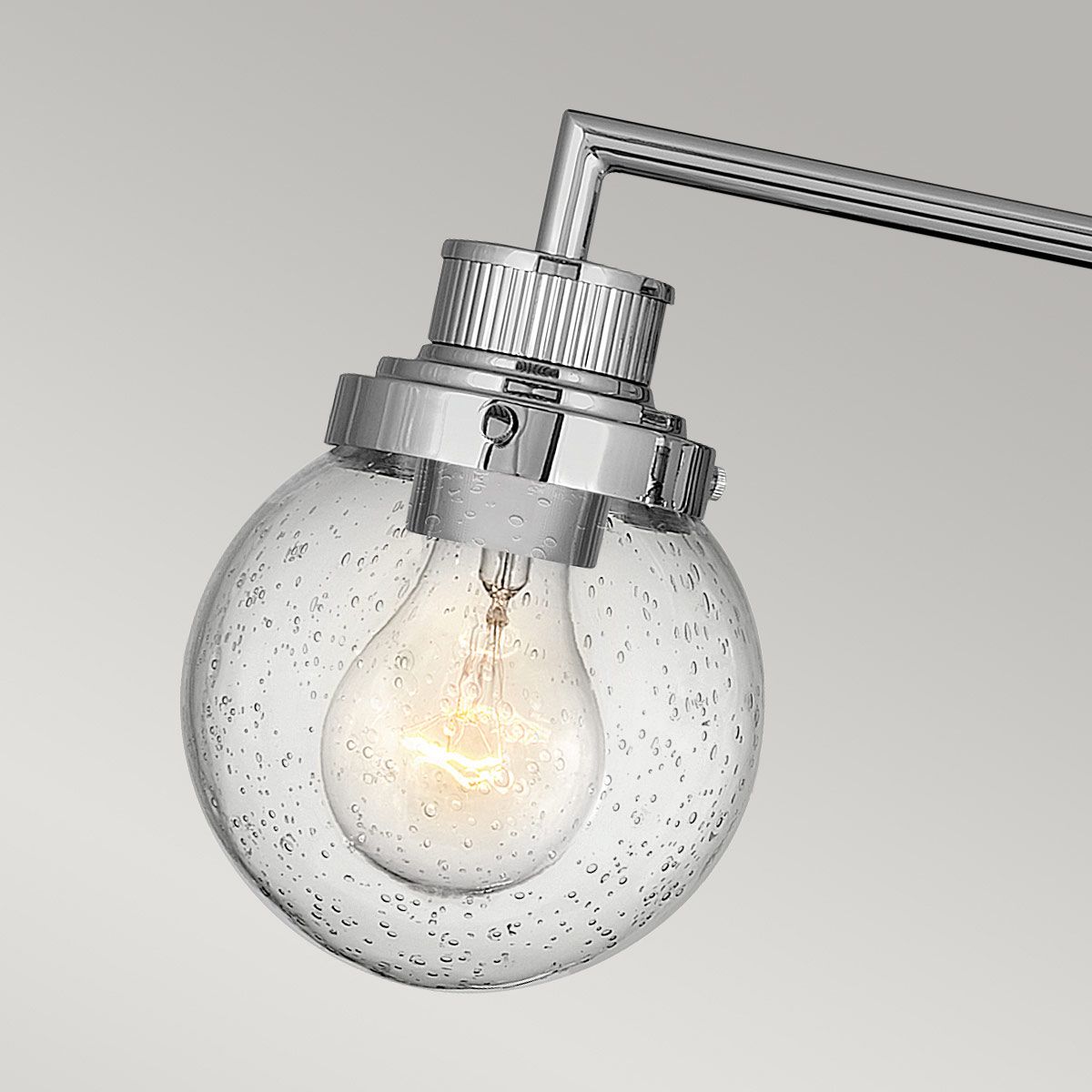 Poppy 3 Light Polished Chrome Bathroom Wall Light