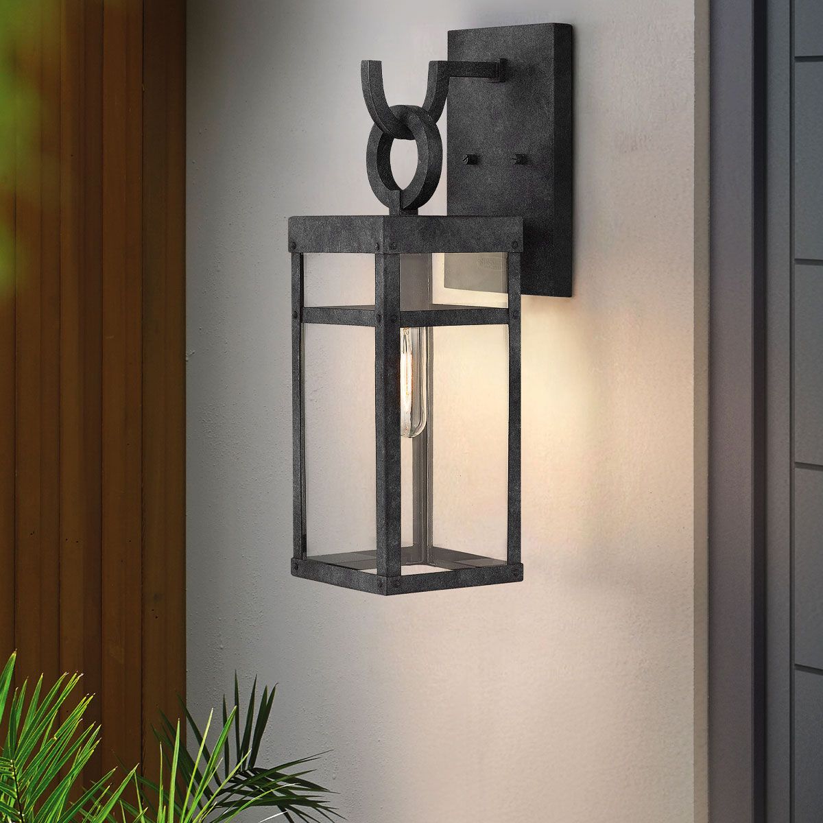 Porter 1 Light Medium Zinc Outdoor Wall Lantern