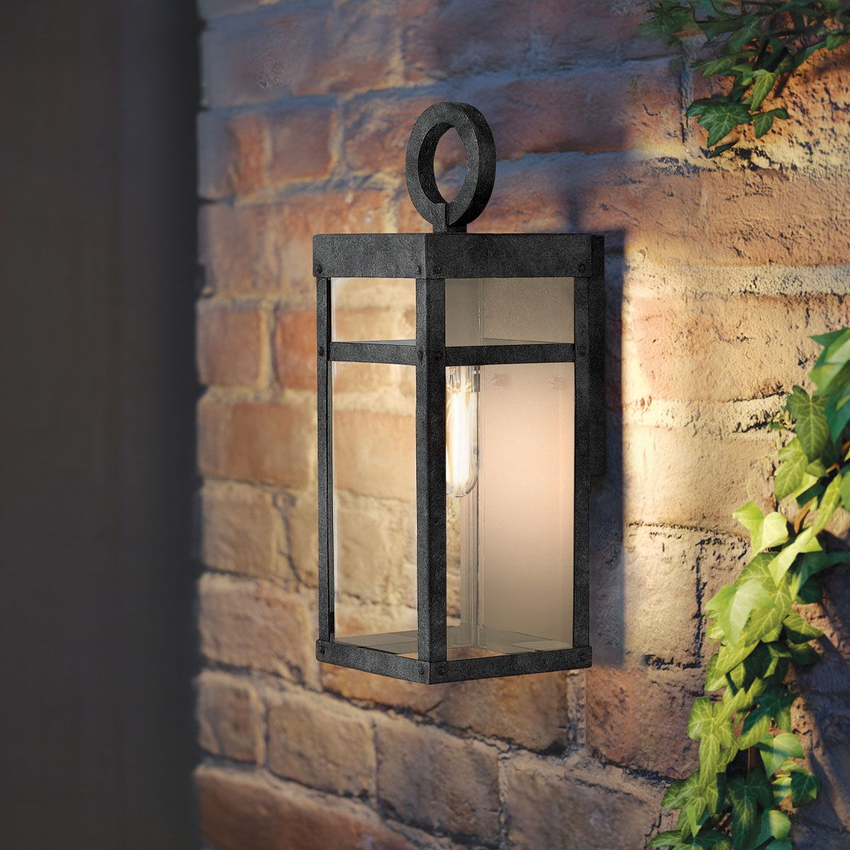 Porter 1 Light Small Zinc Outdoor Wall Lantern