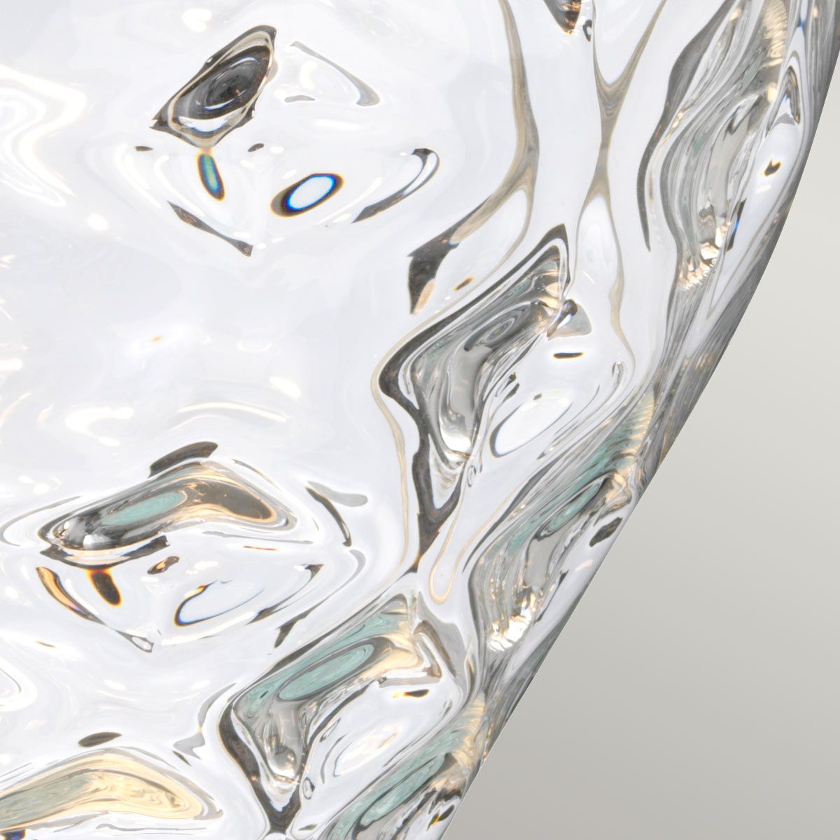 Samara Large Clear Glass Table Lamp