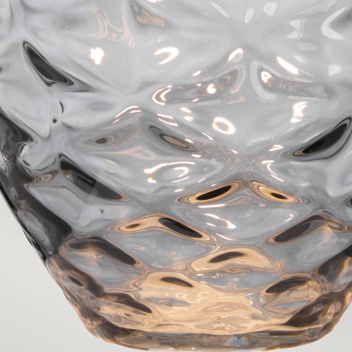 Samara Large Smoked Glass Table Lamp