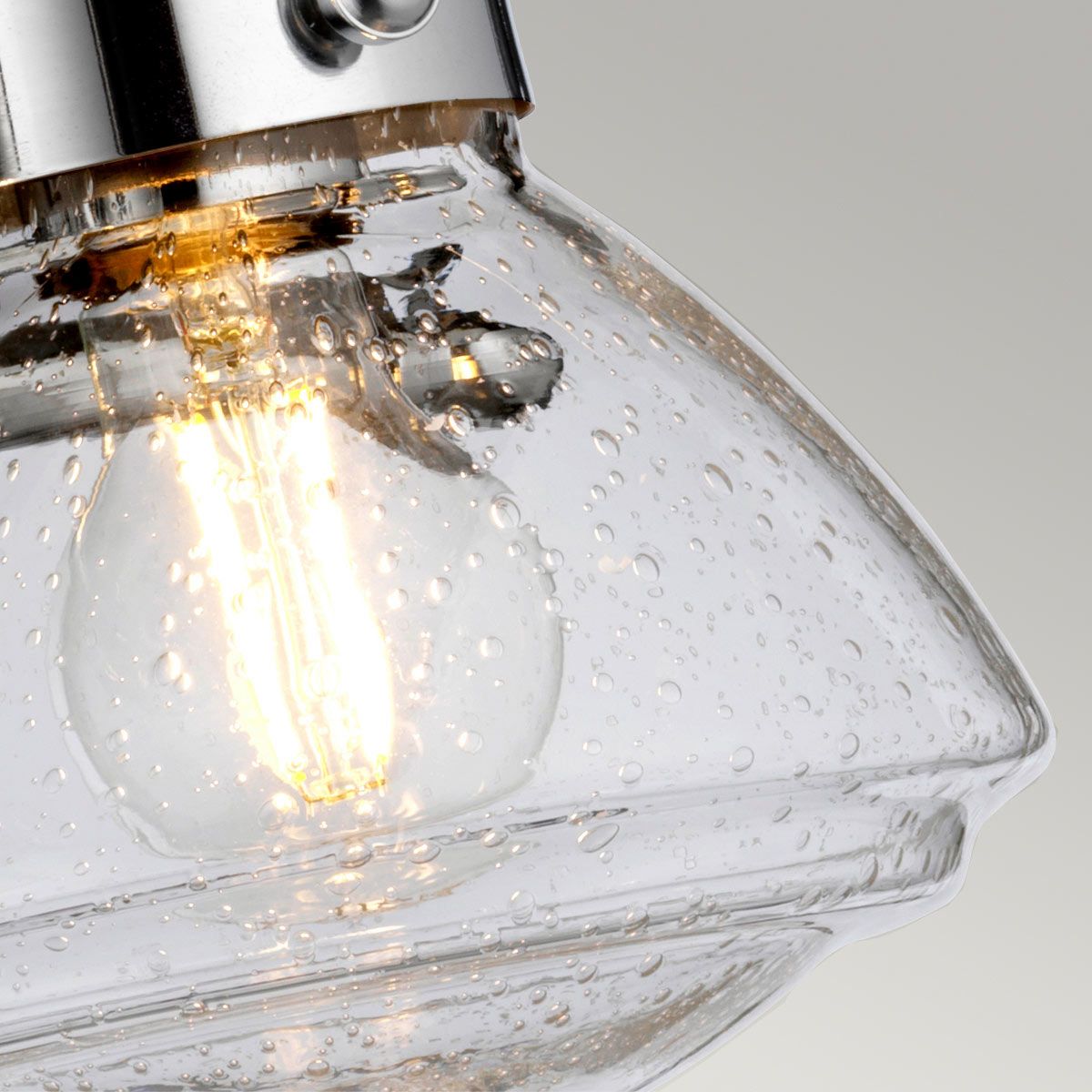 Scholar 3 Light Polished Chrome Bathroom Wall Light