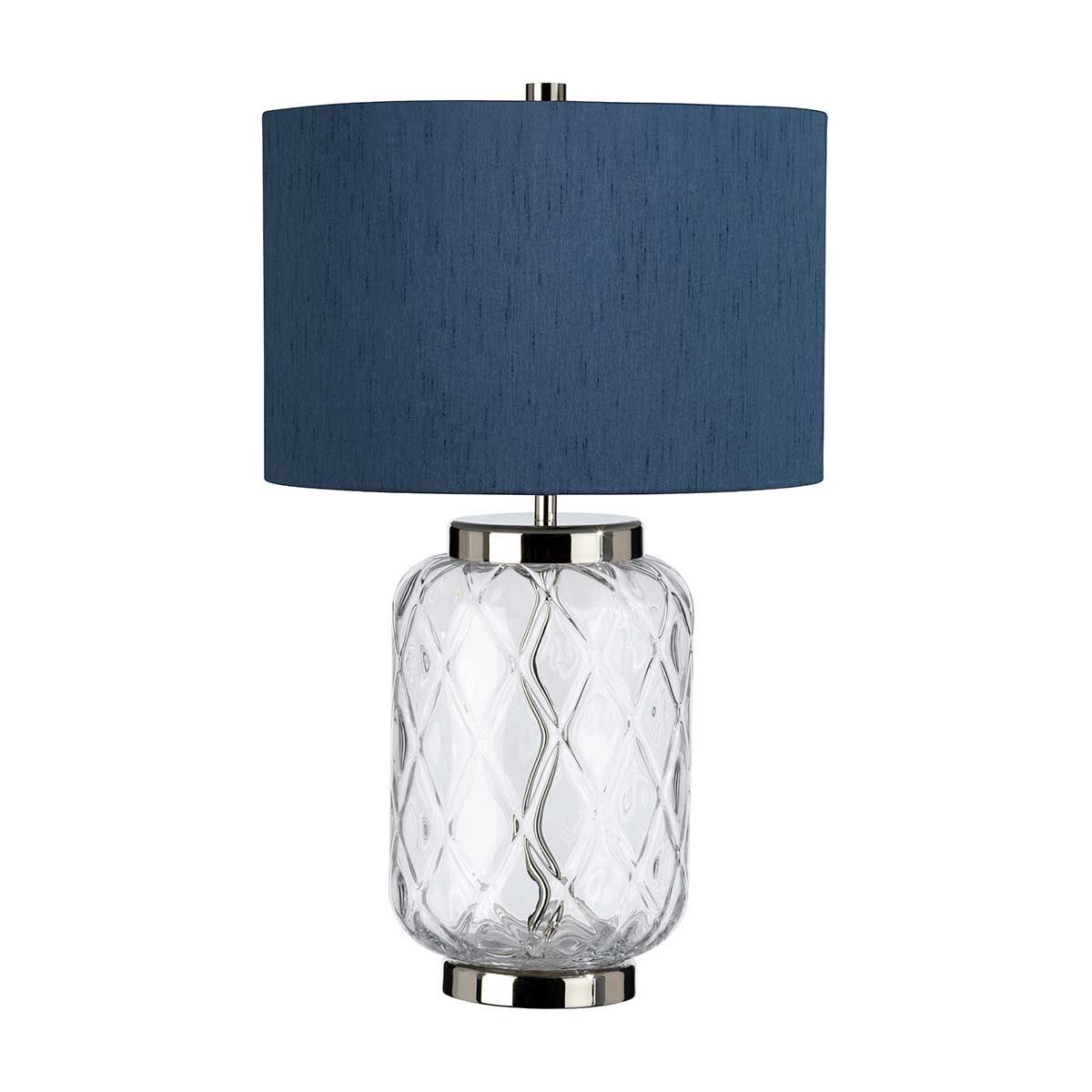 Sola 1 Light Glass Table Lamp - Breton Shade