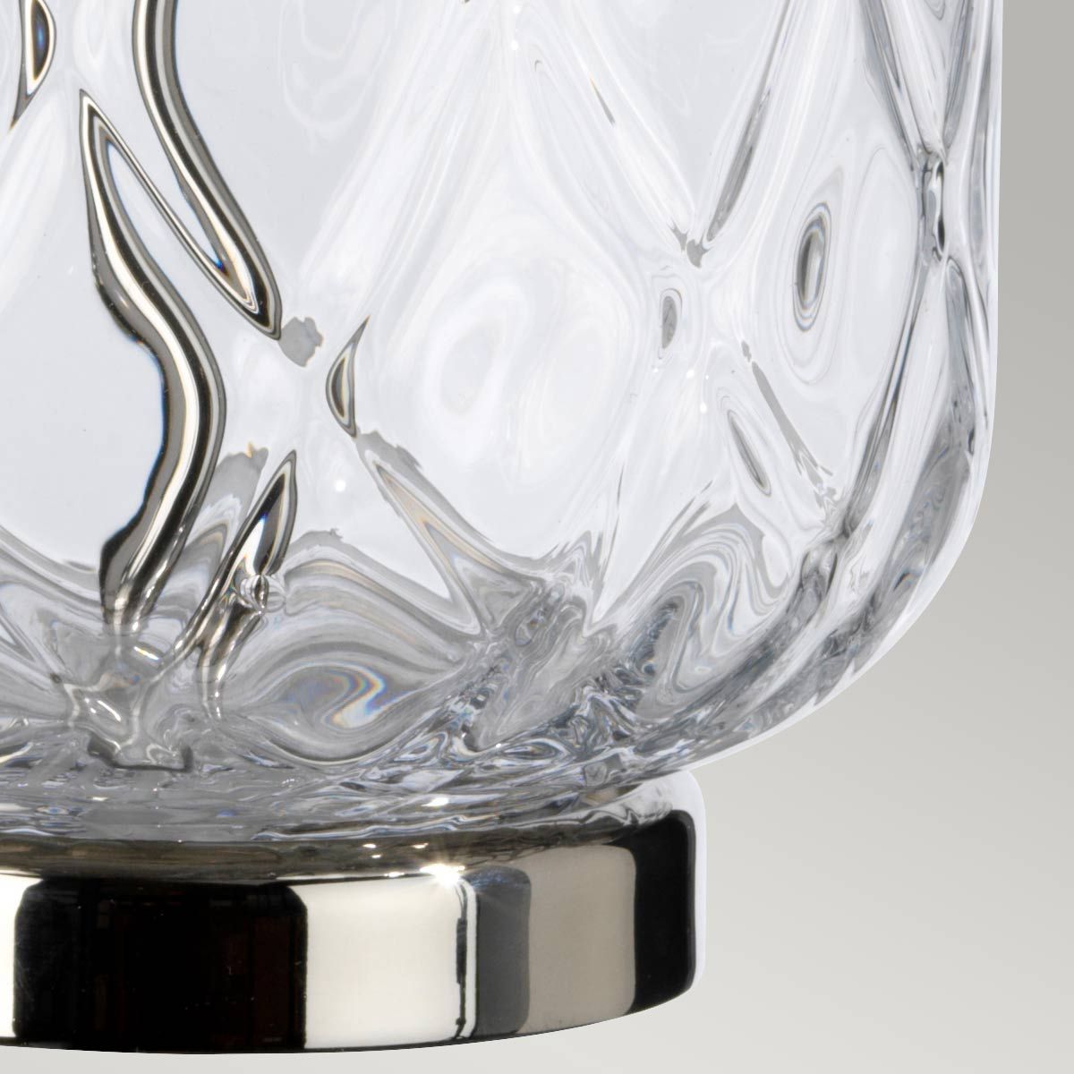 Sola 1 Light Glass Table Lamp - Breton Shade