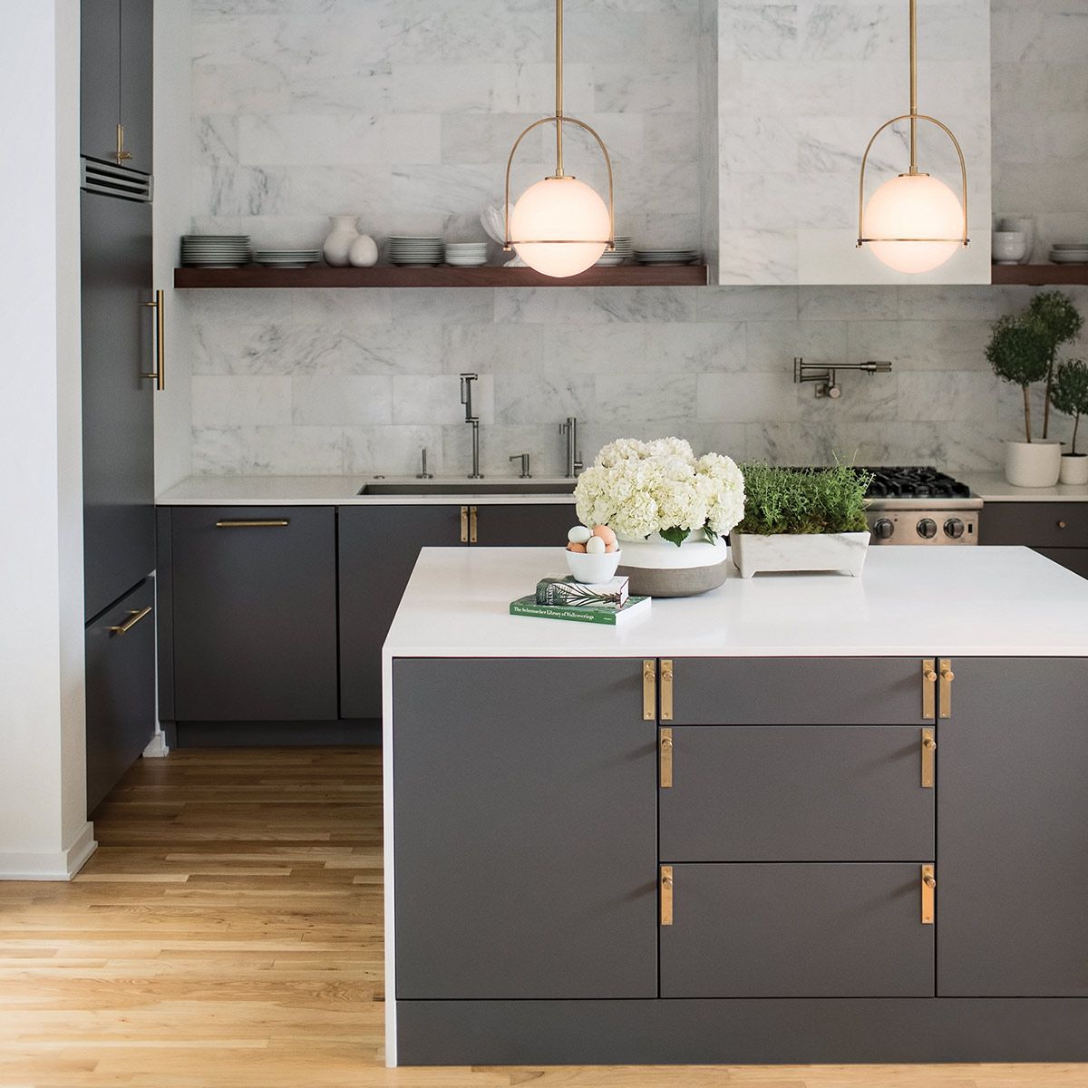 Somerset 1 Light Medium Brass Pendant Light