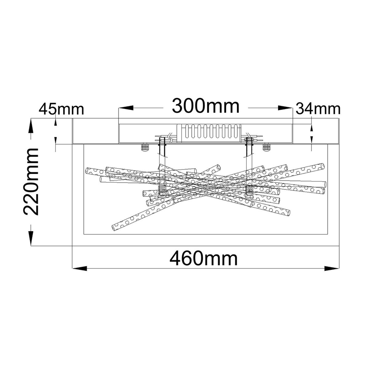 Styx LED Flush Ceiling Light