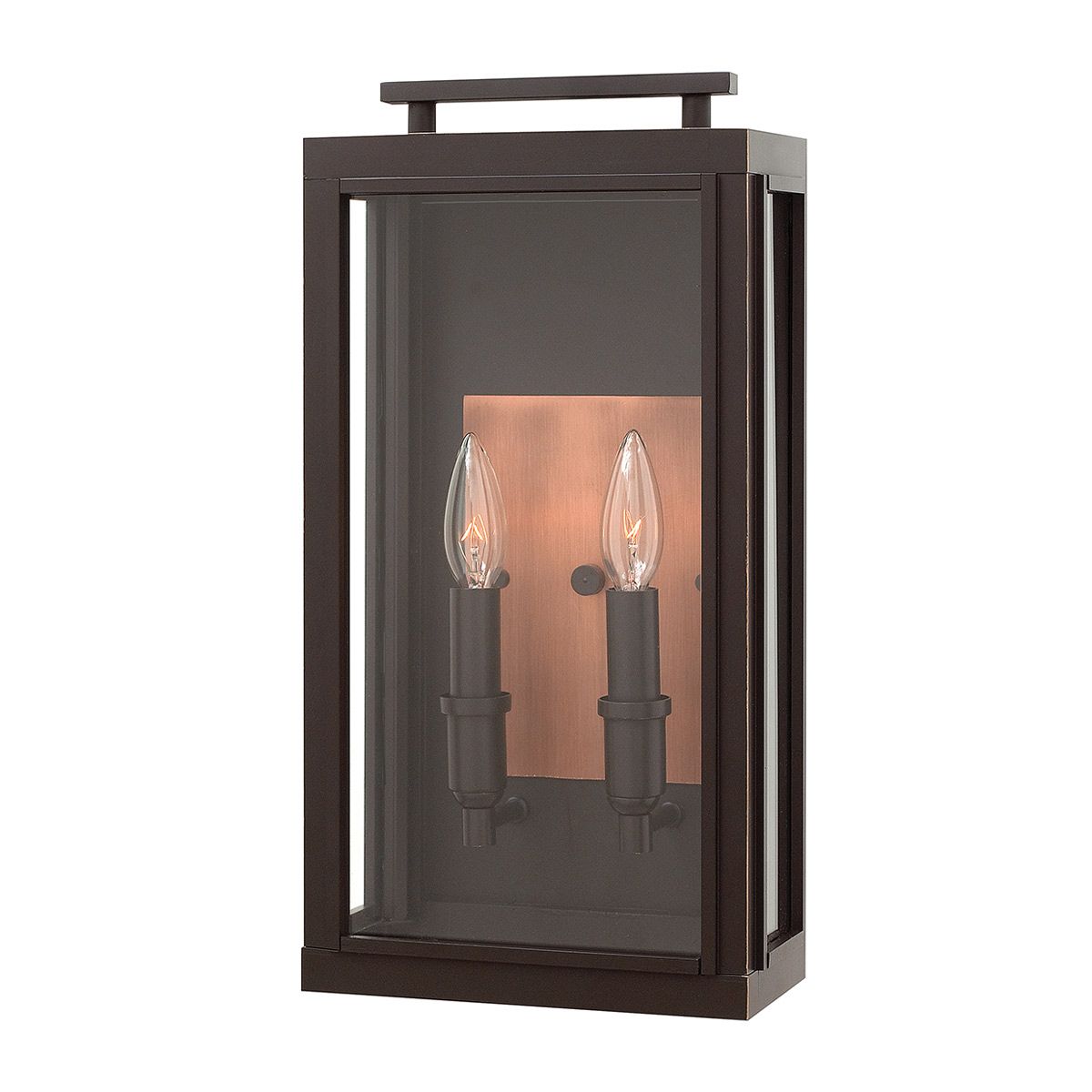 Sutcliffe 2 Light Oil Rubbed Bronze Outdoor Wall Lantern QN-SUTCLIFFE-M-OZ by Hinkley