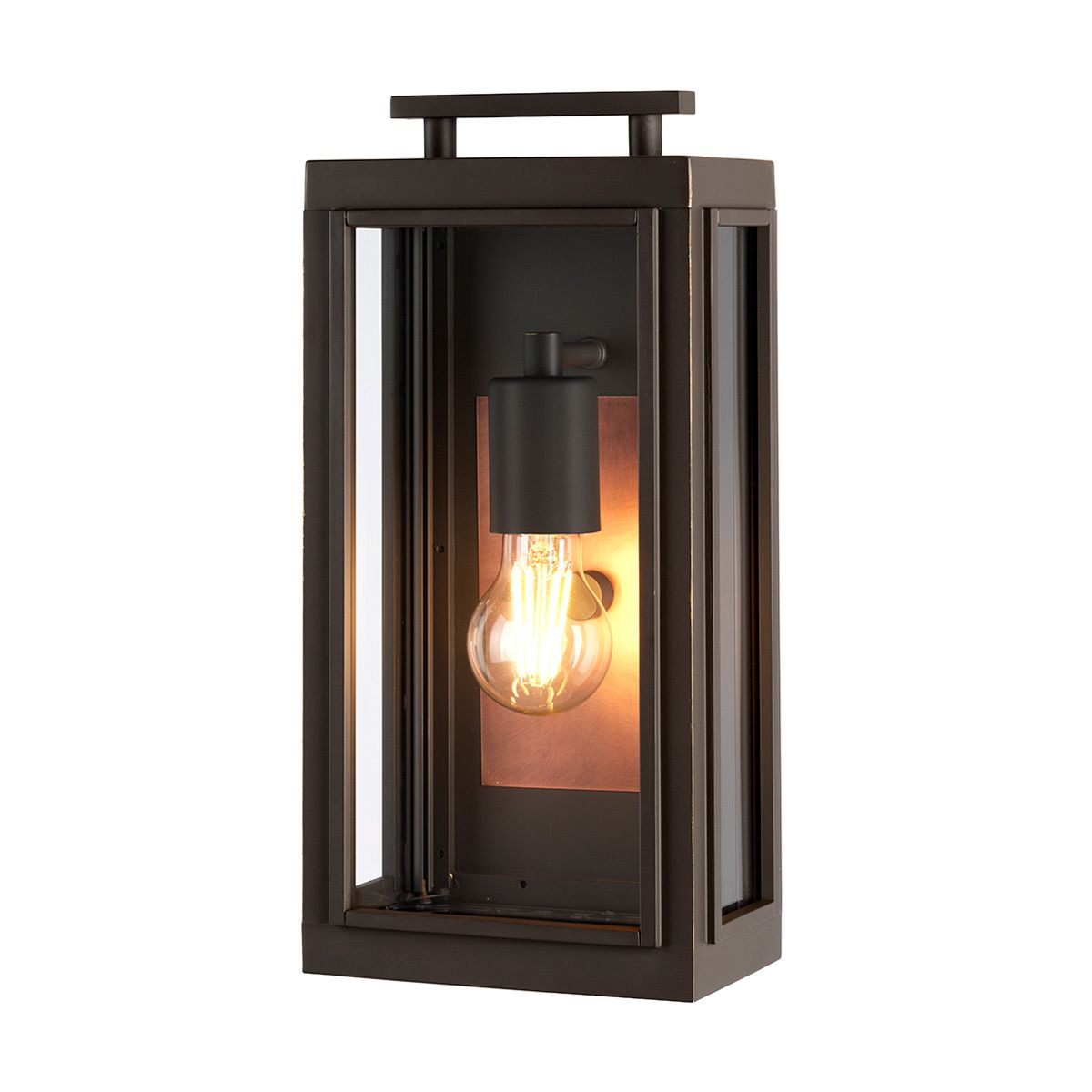 Sutcliffe 1 Light Oil Rubbed Bronze Outdoor Wall Lantern QN-SUTCLIFFE-S-OZ by Hinkley