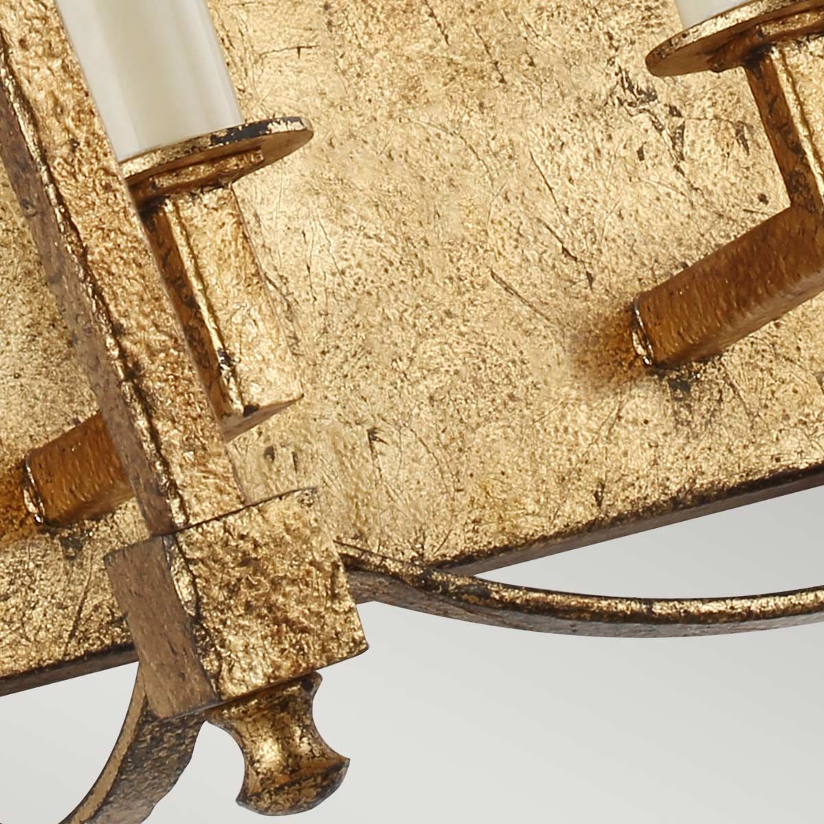 Thayer 2 Light Gold Wall Light