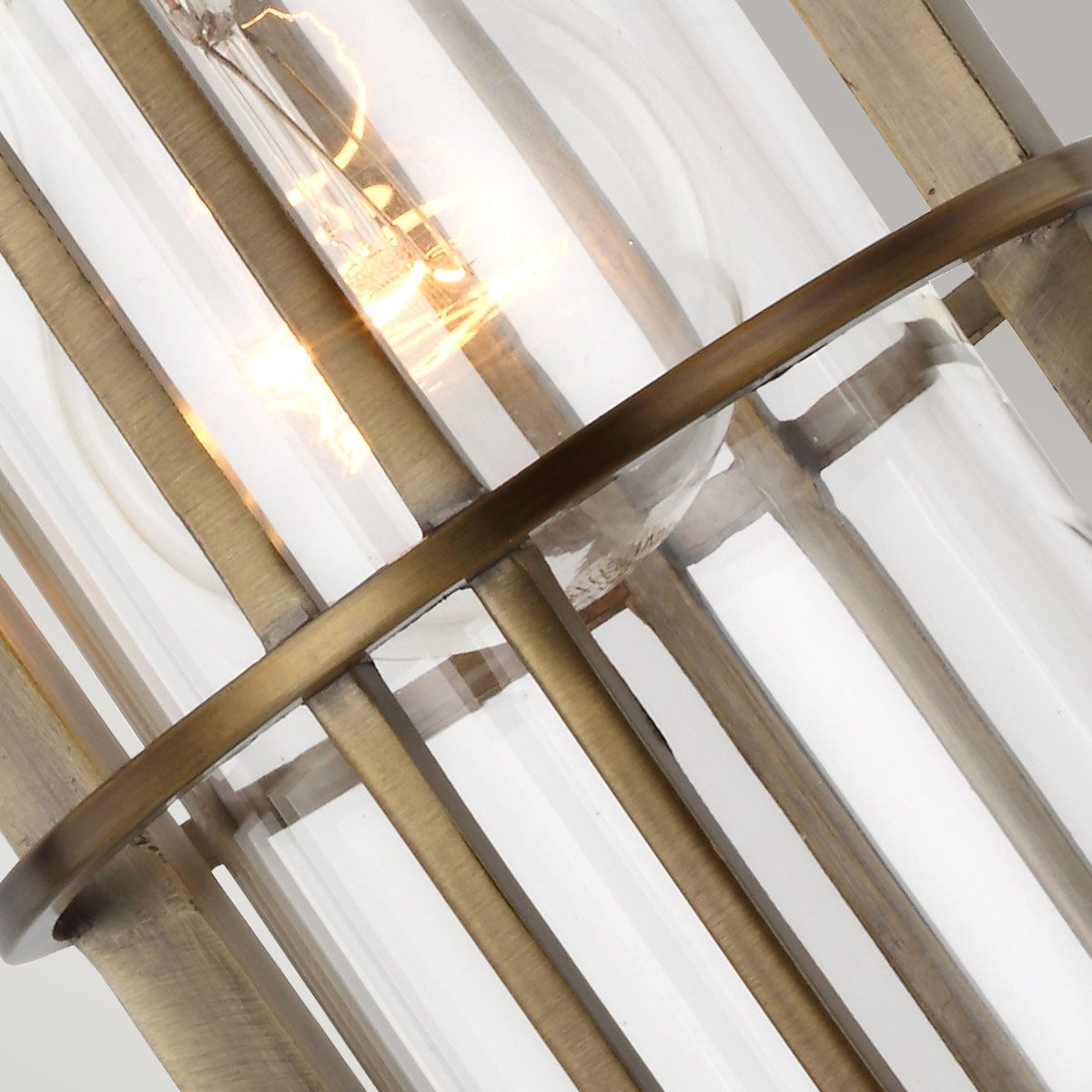 Urban Restoration 1 Light Brass Bathroom Pendant Light