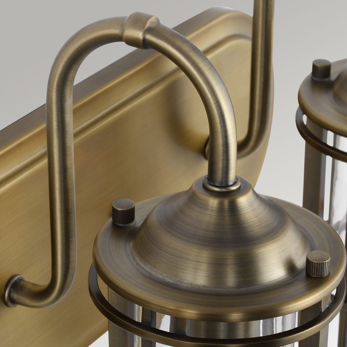 Urban Restoration 3 Light Brass Bathroom Wall Light