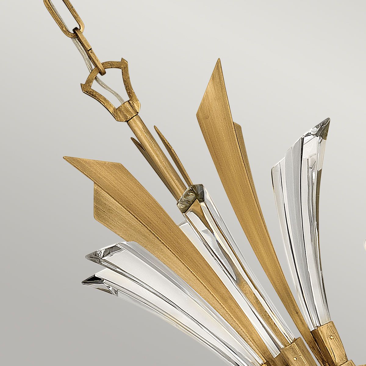 Vida 6 Light Gold Chandelier