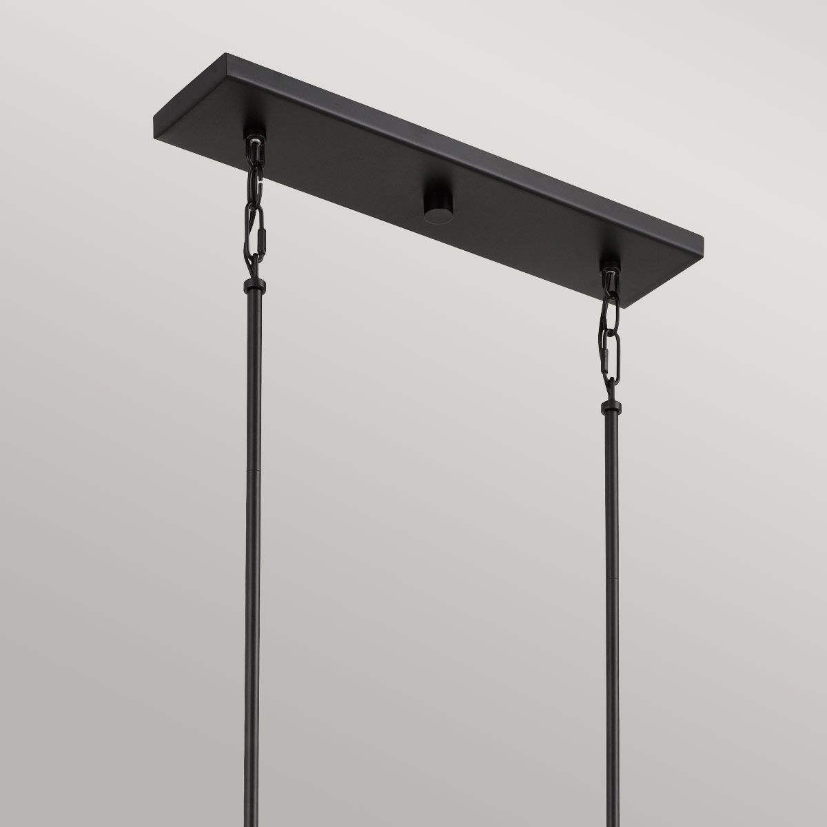 Bismarck Black 5 Light Linear Pendant Light