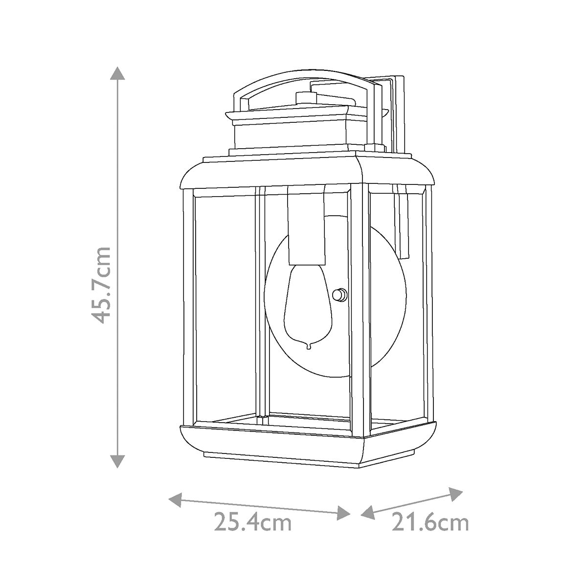 Quoizel Byron Imperial Bronze Large Outdoor Wall Light