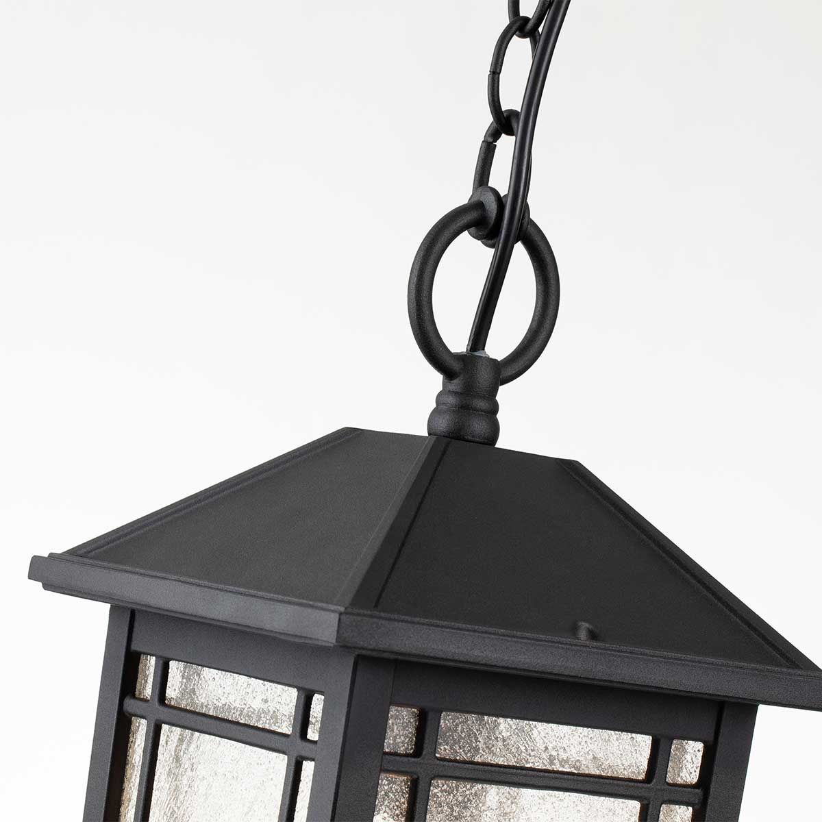 Cedar Point Black Outdoor Chain Lantern