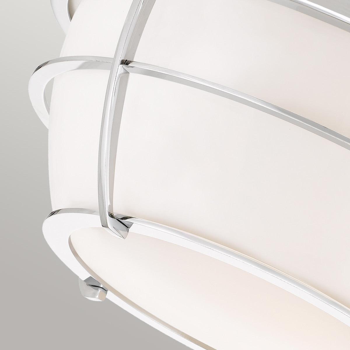Quoizel Chance 2 Light Flush Chrome Bathroom Ceiling Light