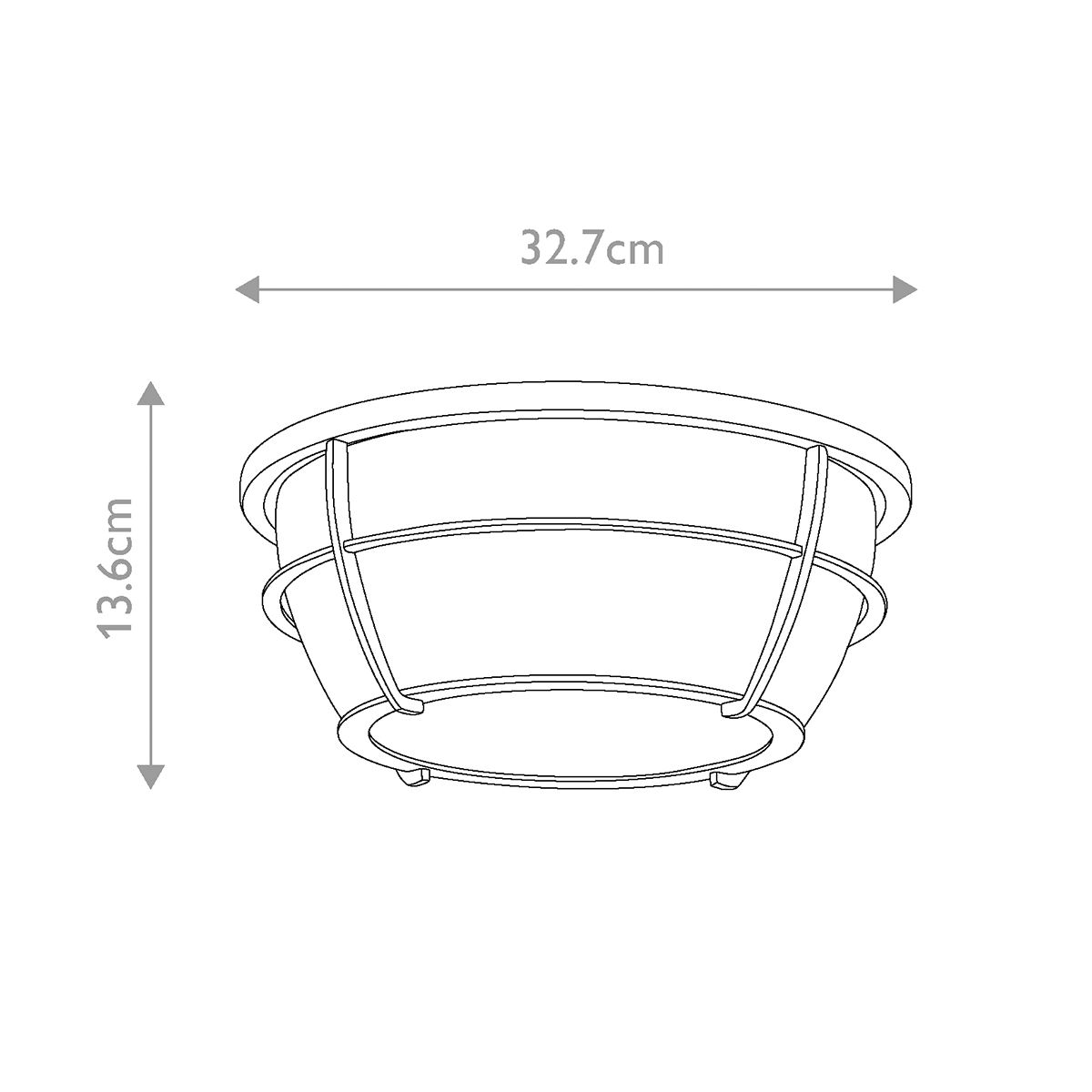 Quoizel Chance 2 Light Flush Chrome Bathroom Ceiling Light