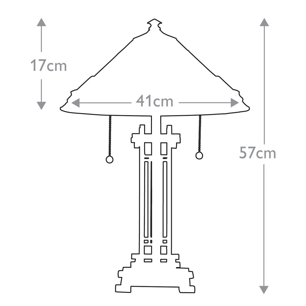 Quoizel Tiffany Chastain Table Lamp
