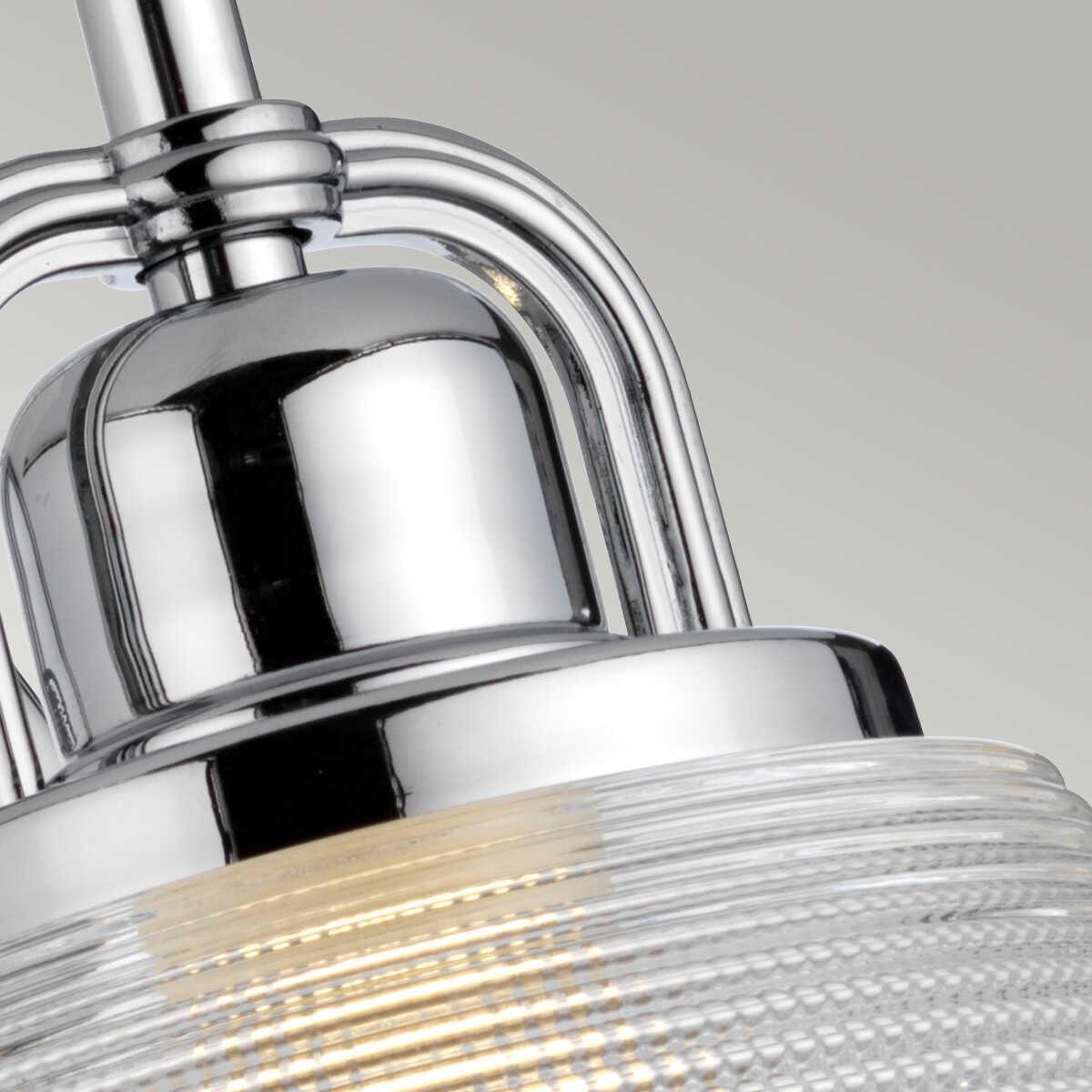 Quoizel Dublin 1 Light Polished Chrome Bathroom Wall Light-OPEN-BOX-50-260626