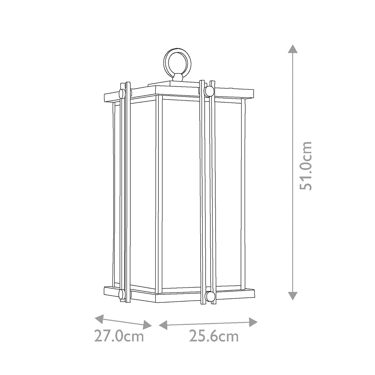 Quoizel Goldenrod Large Steel & Gold Outdoor Wall Light