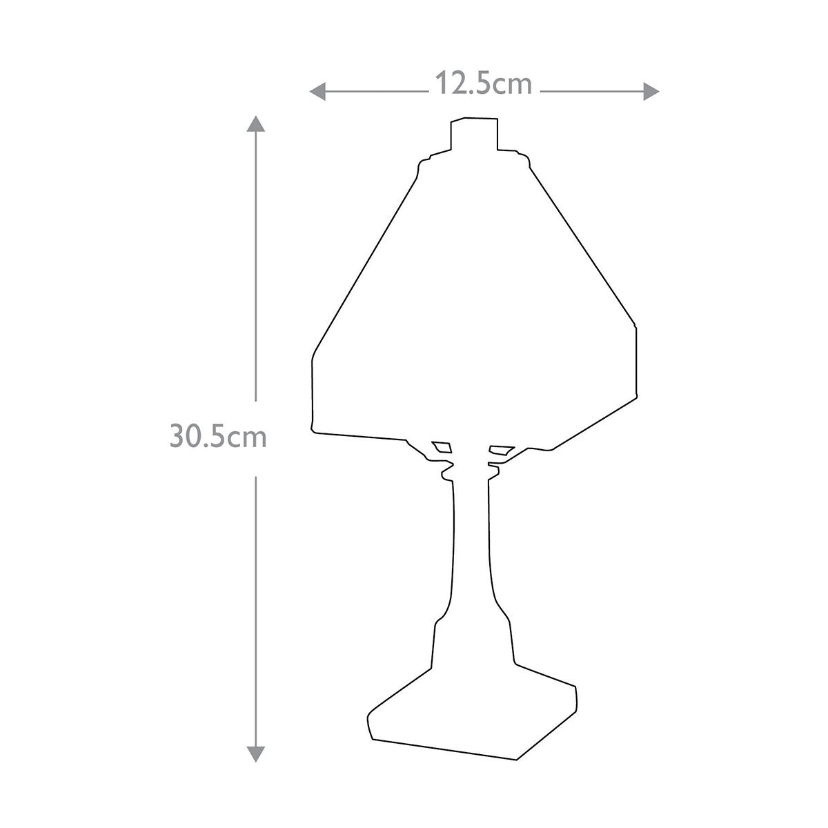 Quoizel Holmes Tiffany 1 Light Mini Bedside Table Lamp-warehouse-clearance-270826